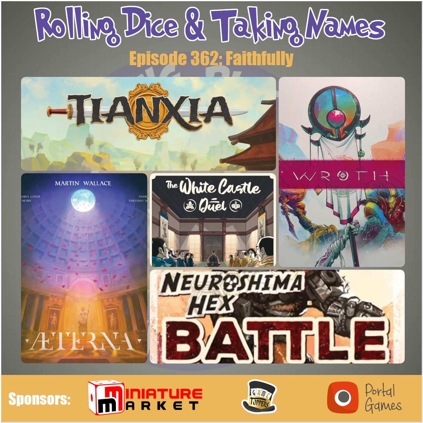 Episode 362: Tianxia, Aeterna, White Castle Duel, Wroth, Neuroshima Hex Battle Episode 362: Tianxia, Aeterna, White Castle Duel, Wroth, Neuroshima Hex Battle