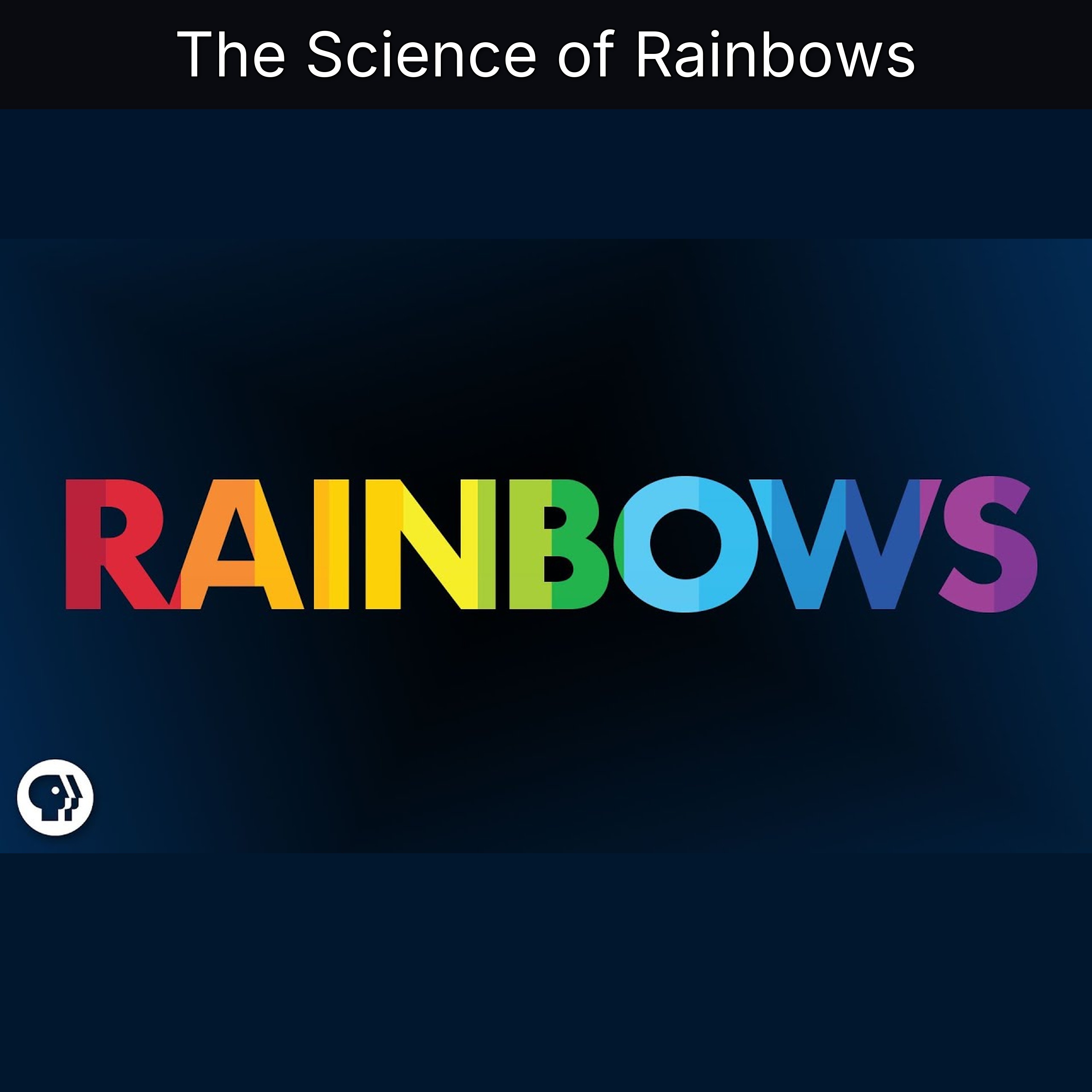 The Science of Rainbows episode artwork
