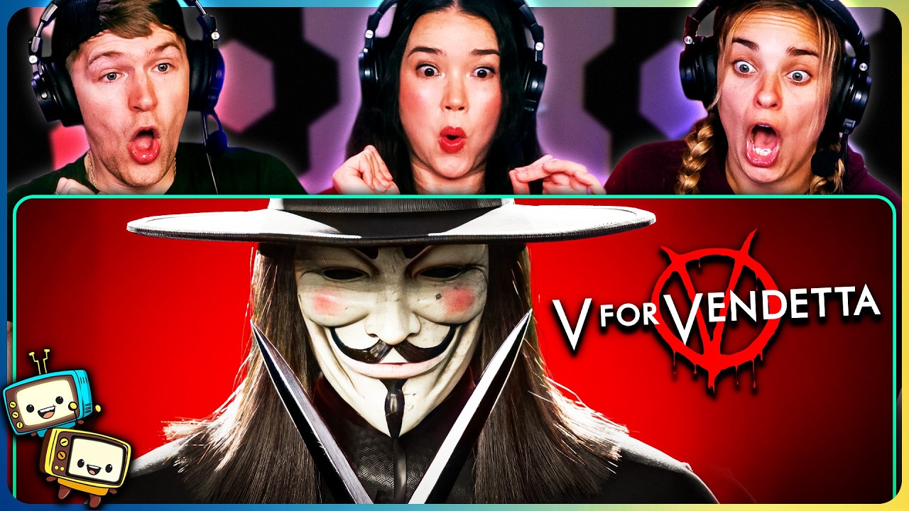 V FOR VENDETTA (2005) Movie Reaction! | First Time Watch | Natalie Portman | Hugo Weaving episode artwork