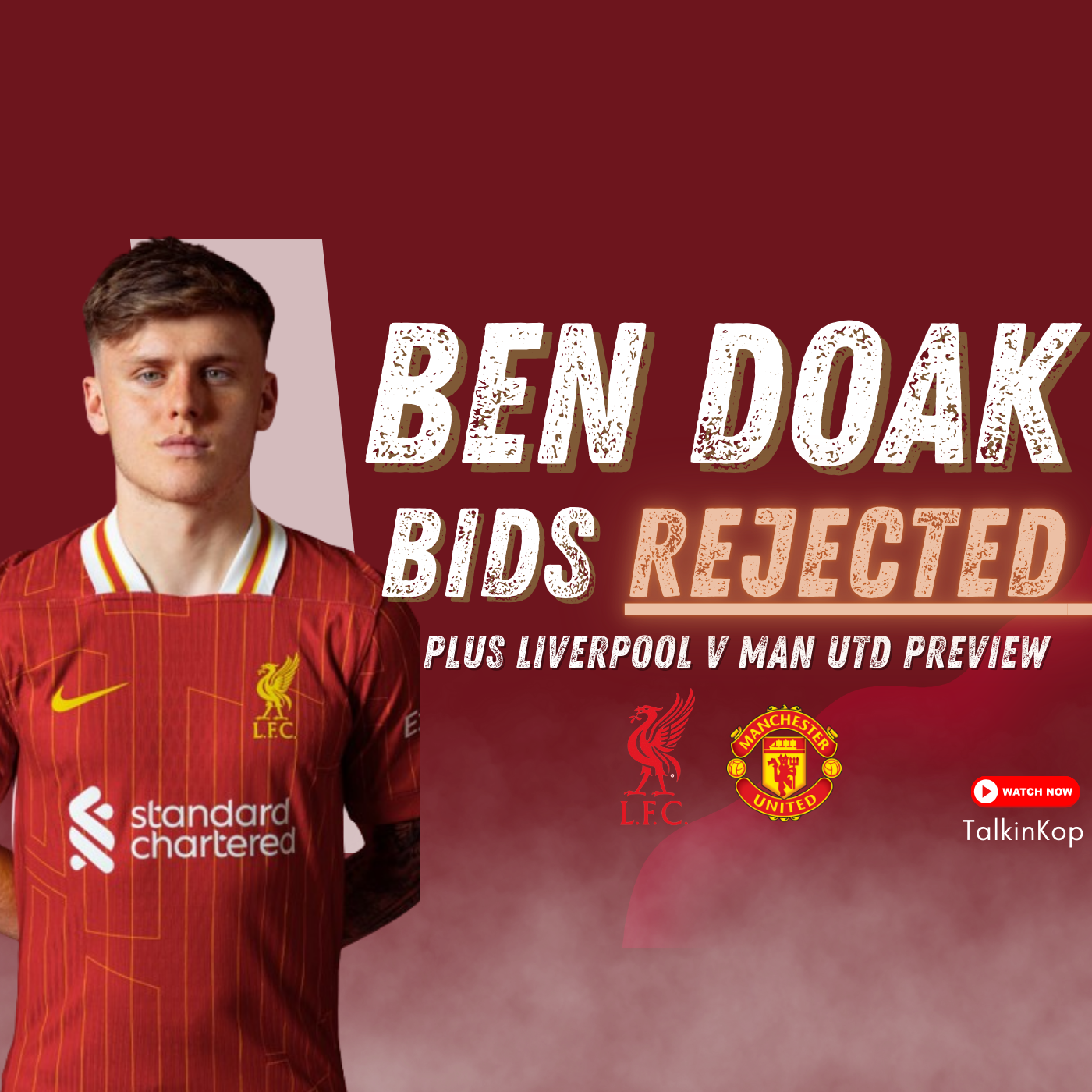 Liverpool Reject Multiple Bids For Ben Doak | LFC v MUFC Preview | Salah Sky Sports Interview episode artwork