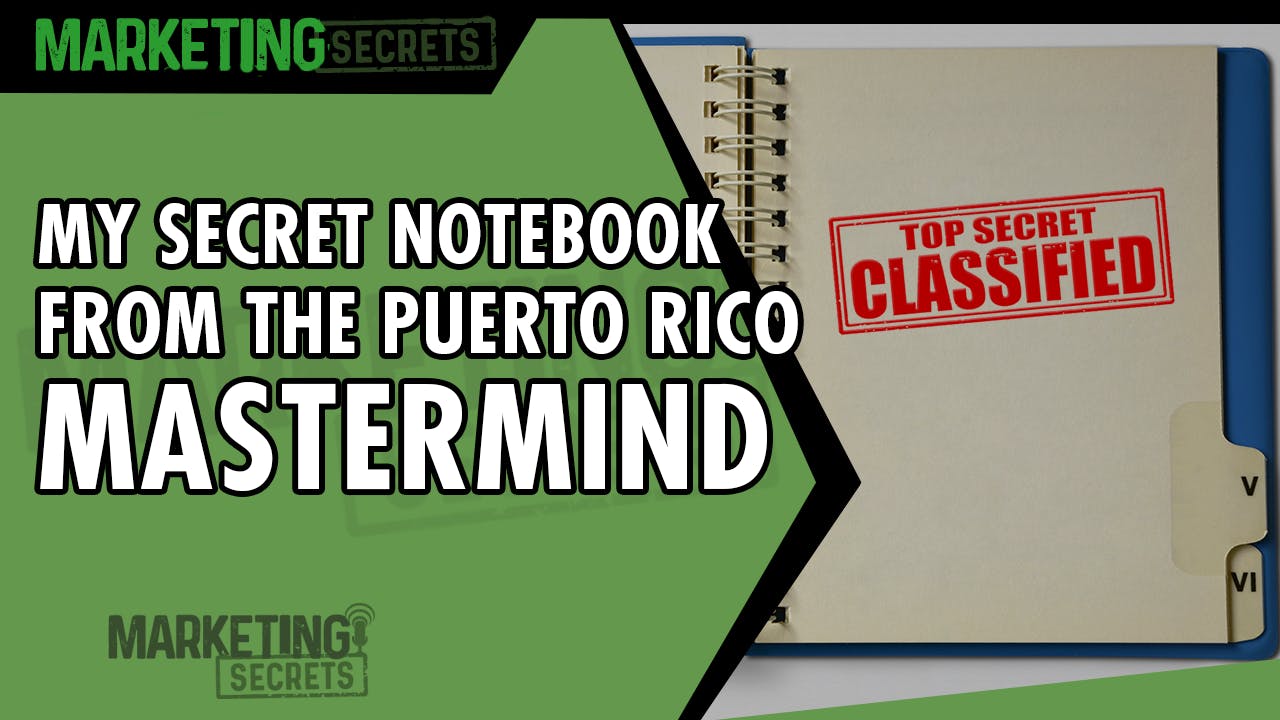 My Secret Notebook From The Puerto Rico Mastermind