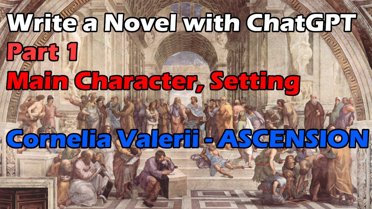 Write a Novel w/ ChatGPT - 01 - Main Character, Setting, Theme - Cornelia Valerii - ASCENSION | Artificial Intelligence Masterclass