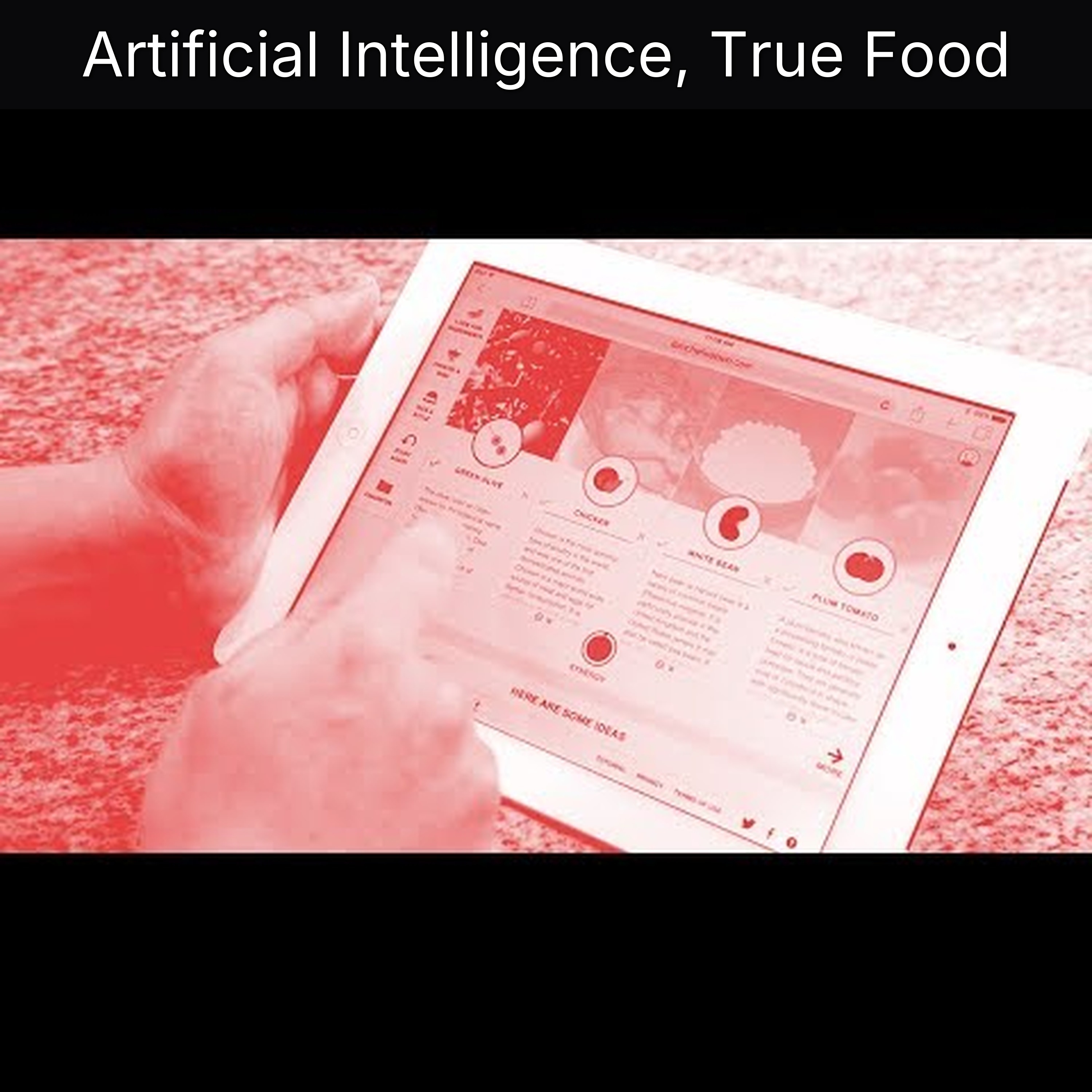 Artificial Intelligence, True Food