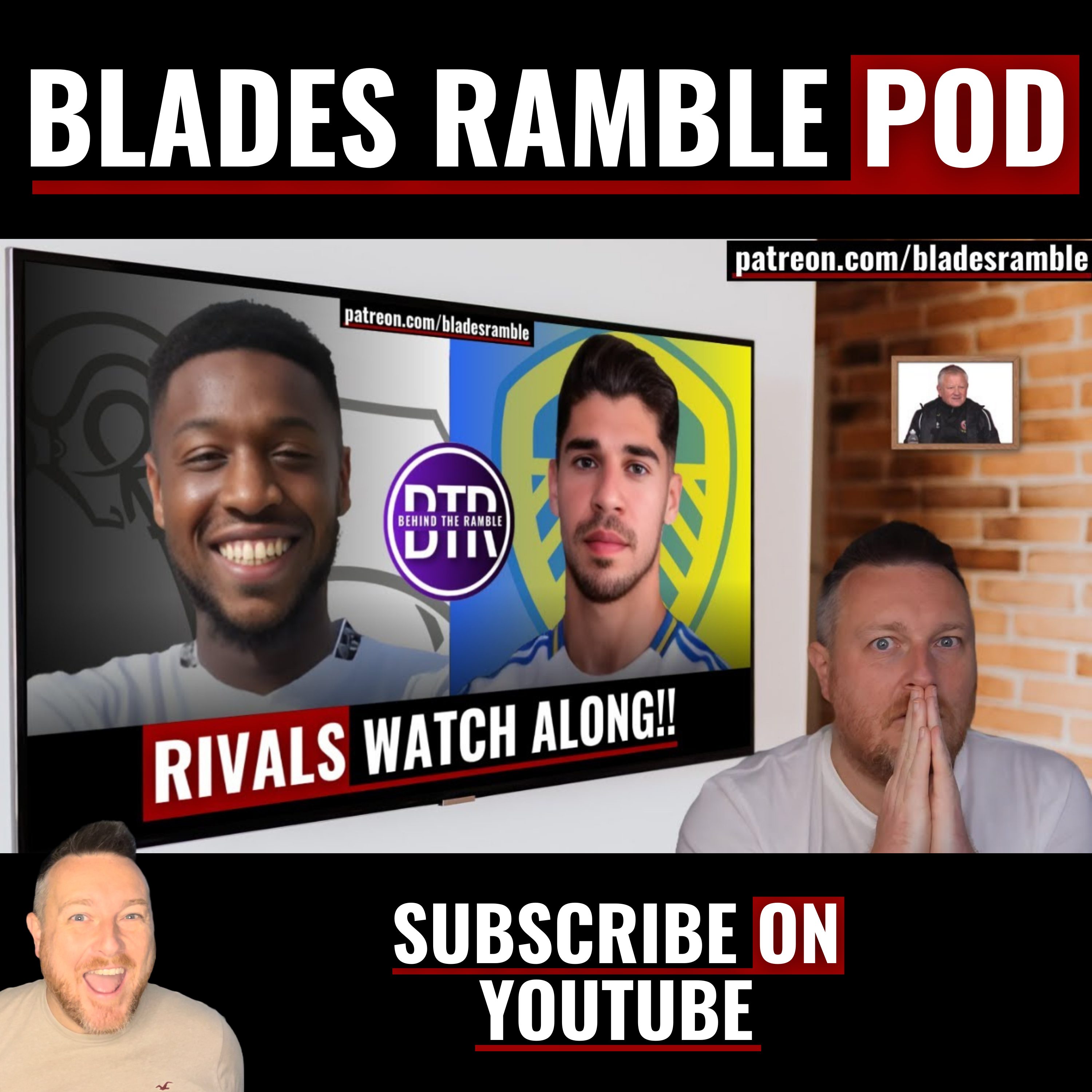 BTR: DERBY vs LEEDS! | RIVALS WATCH ALONG!!