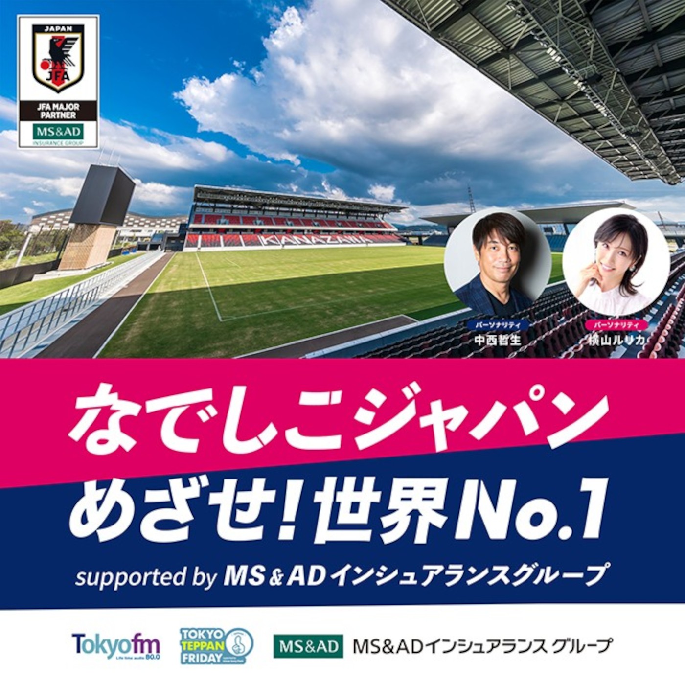 なでしこジャパン めざせ！世界No.1 supported by MS&ADインシュアランスグループ