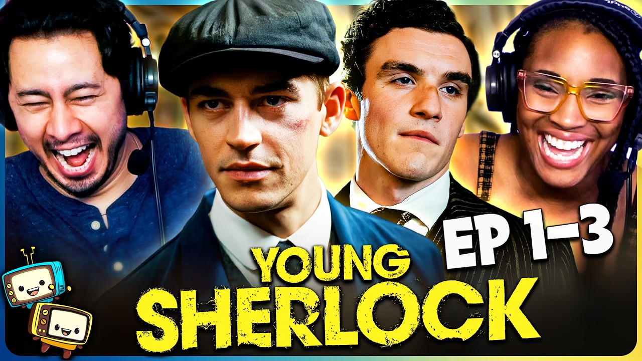 YOUNG SHERLOCK 1x1, 1x2, & 1x3 Reaction! | First Time Watch! | Hero Fiennes Tiffin | Dónal Finn episode artwork