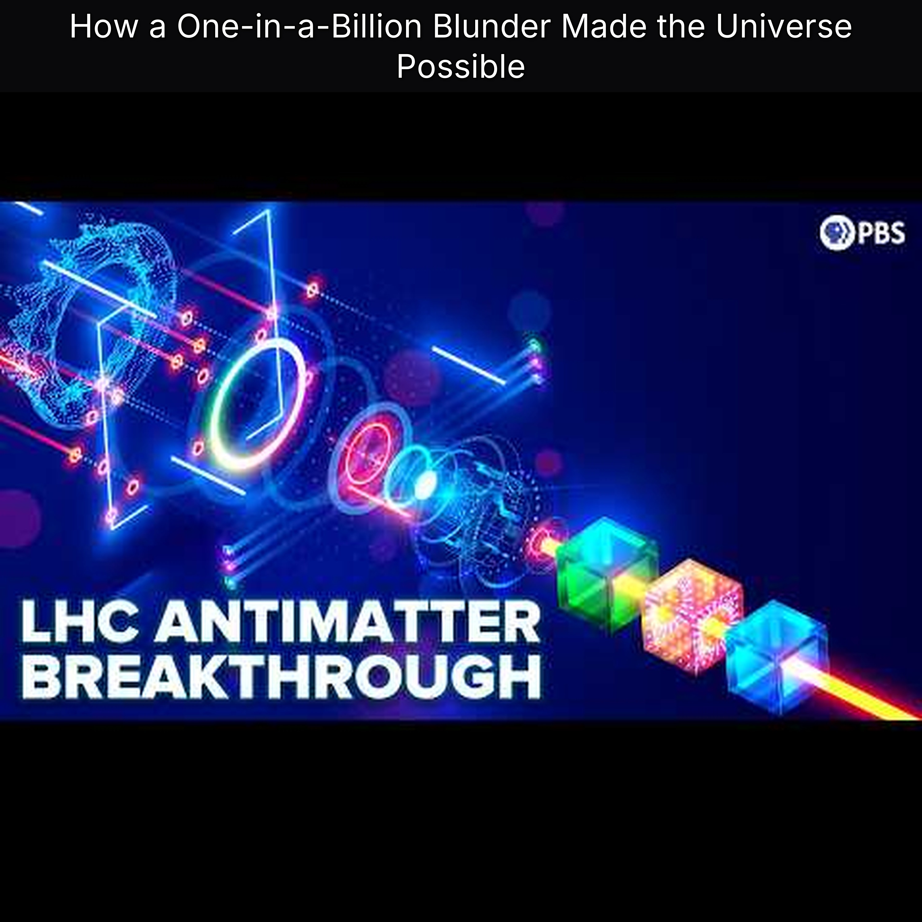 How a One-in-a-Billion Blunder Made the Universe Possible