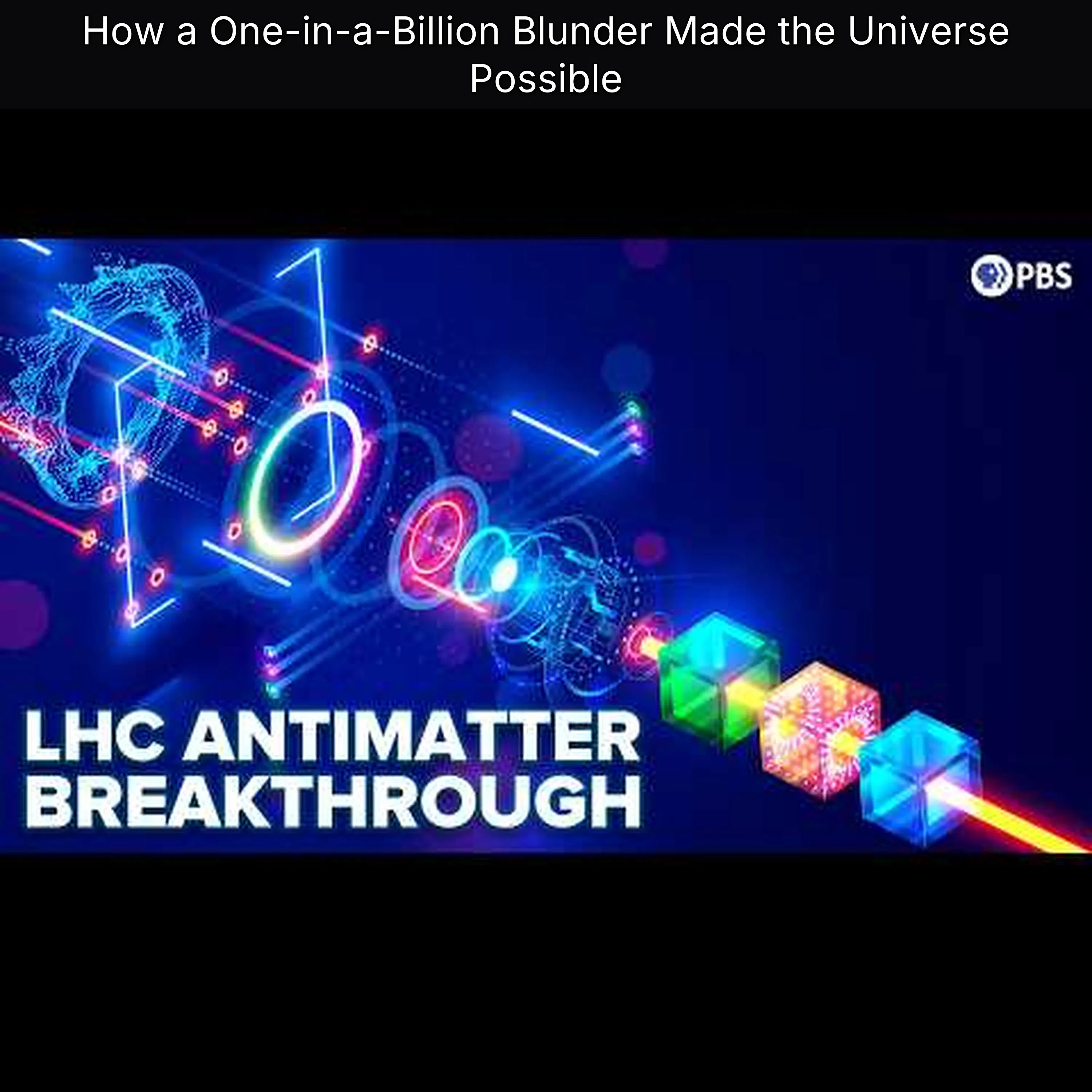 How a One-in-a-Billion Blunder Made the Universe Possible