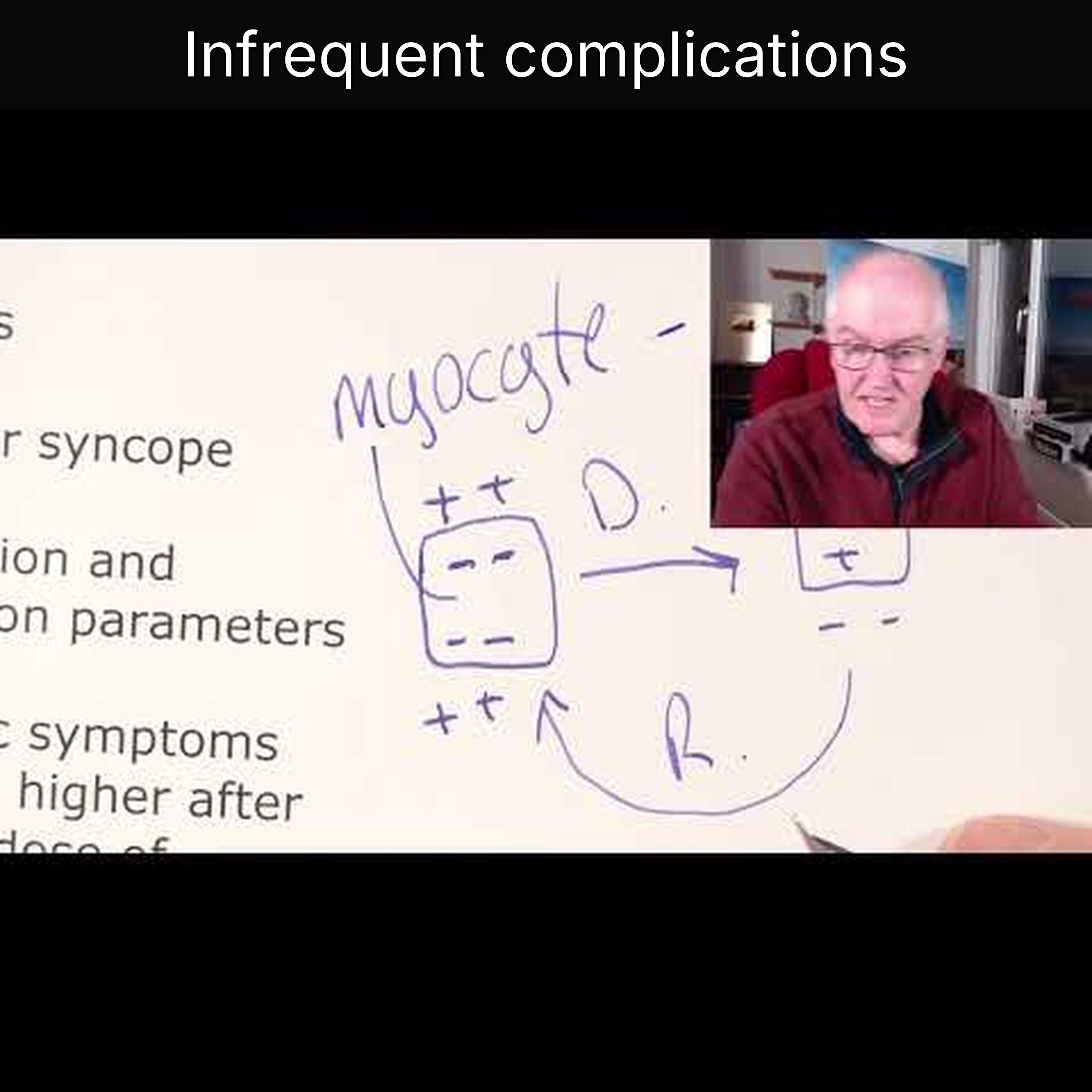 Infrequent complications