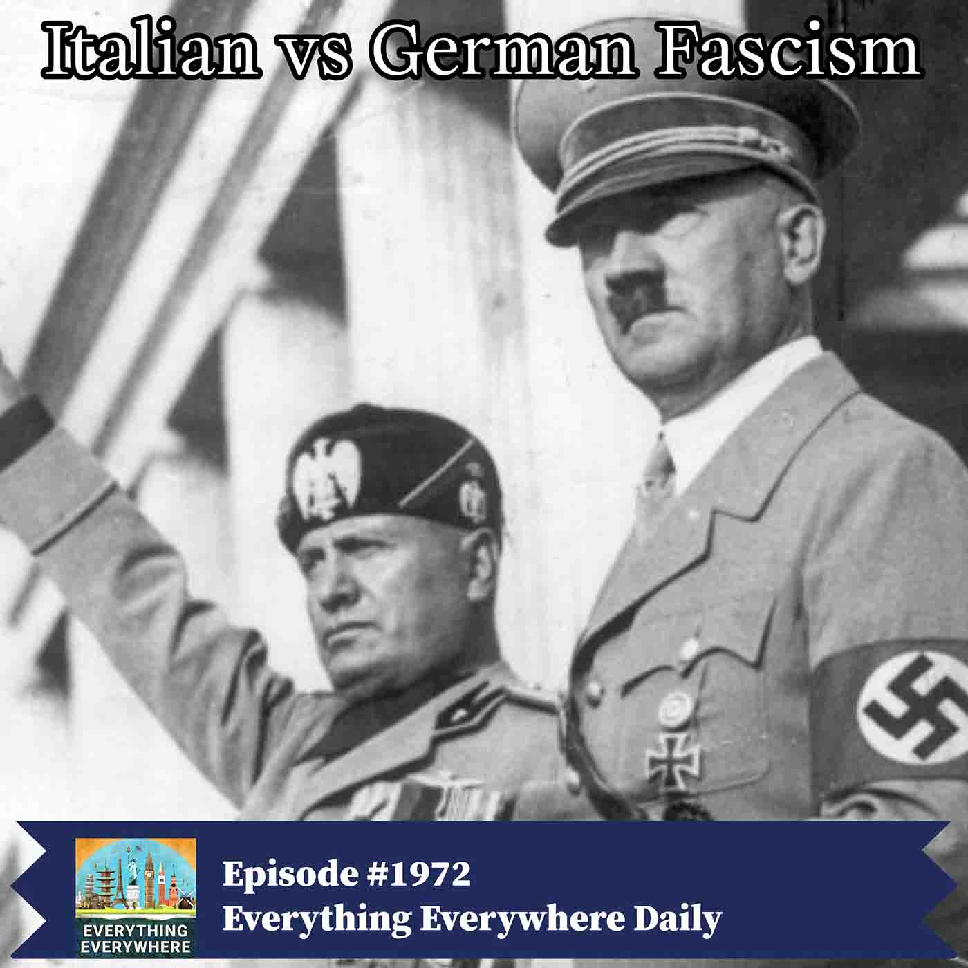 Italian vs German Fascism