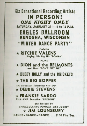 WINTER DANCE PARTY: JANUARY 24, 1959