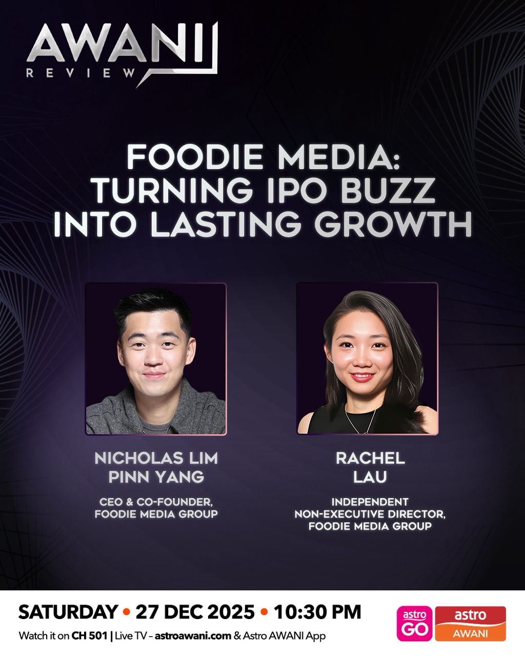 AWANI Review: Foodie Media | Turning IPO Buzz into Lasting Growth