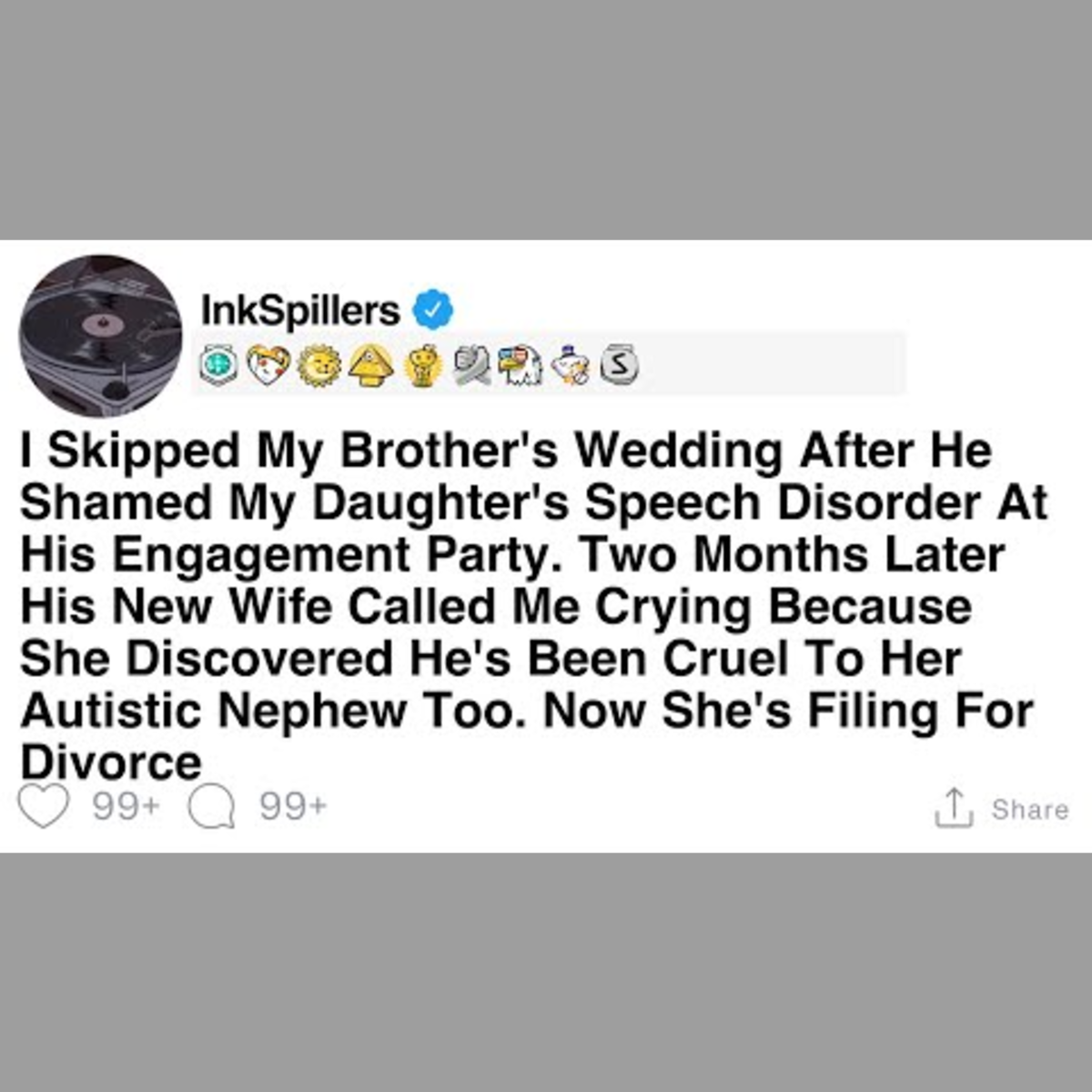 I Boycotted My Brother's Wedding for Insulting My Daughter's Speech Disorder