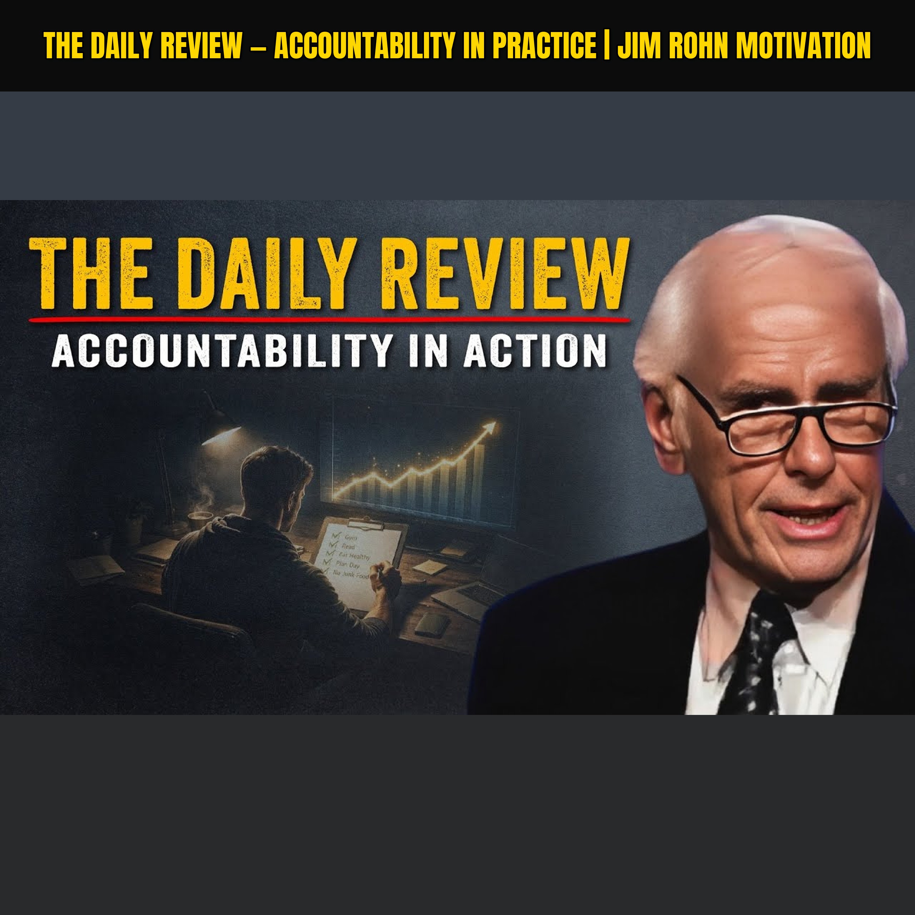 The Daily Review — Accountability In Practice | Jim Rohn Motivation