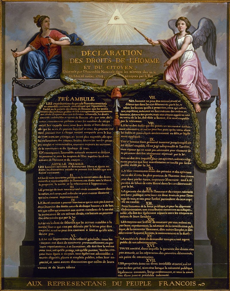 Declaration of the Rights of Man and of the Citizen – 1789