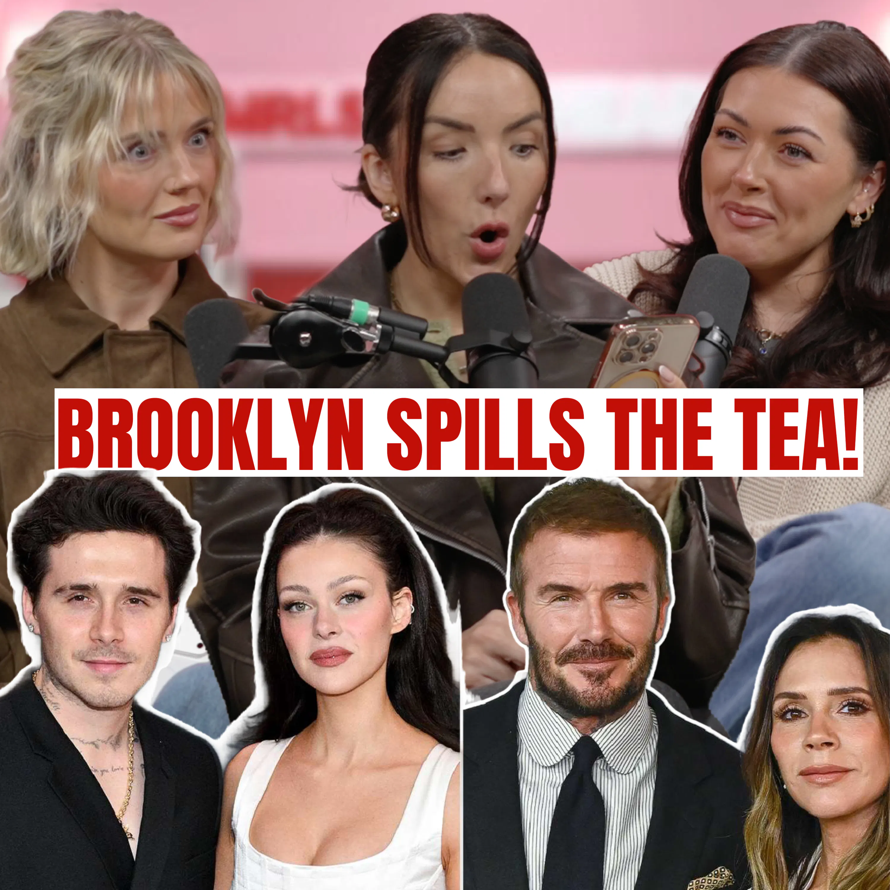 BROOKLYN BREAKS AND SPILLS THE BECKHAM TEA!