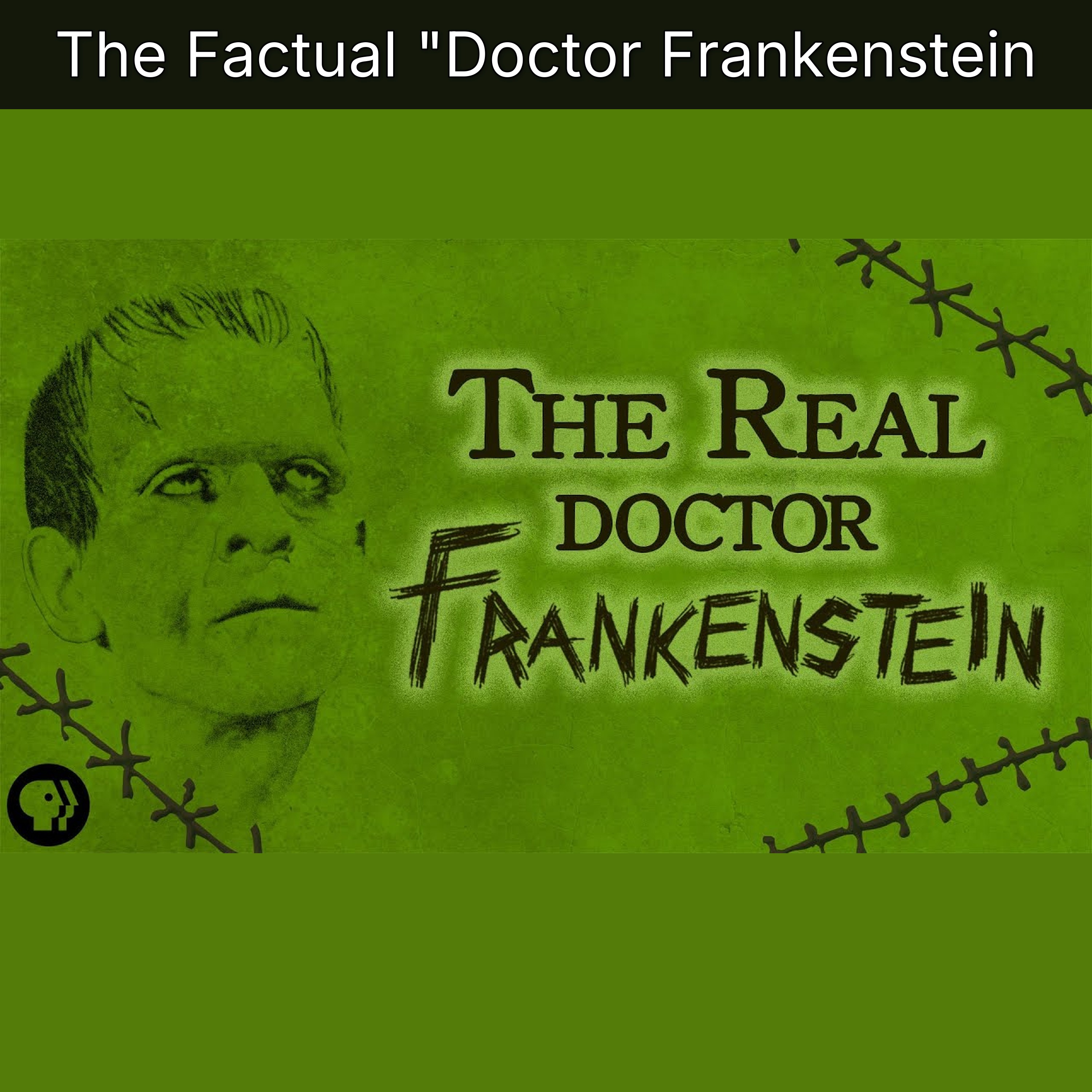 The Factual "Doctor Frankenstein episode artwork