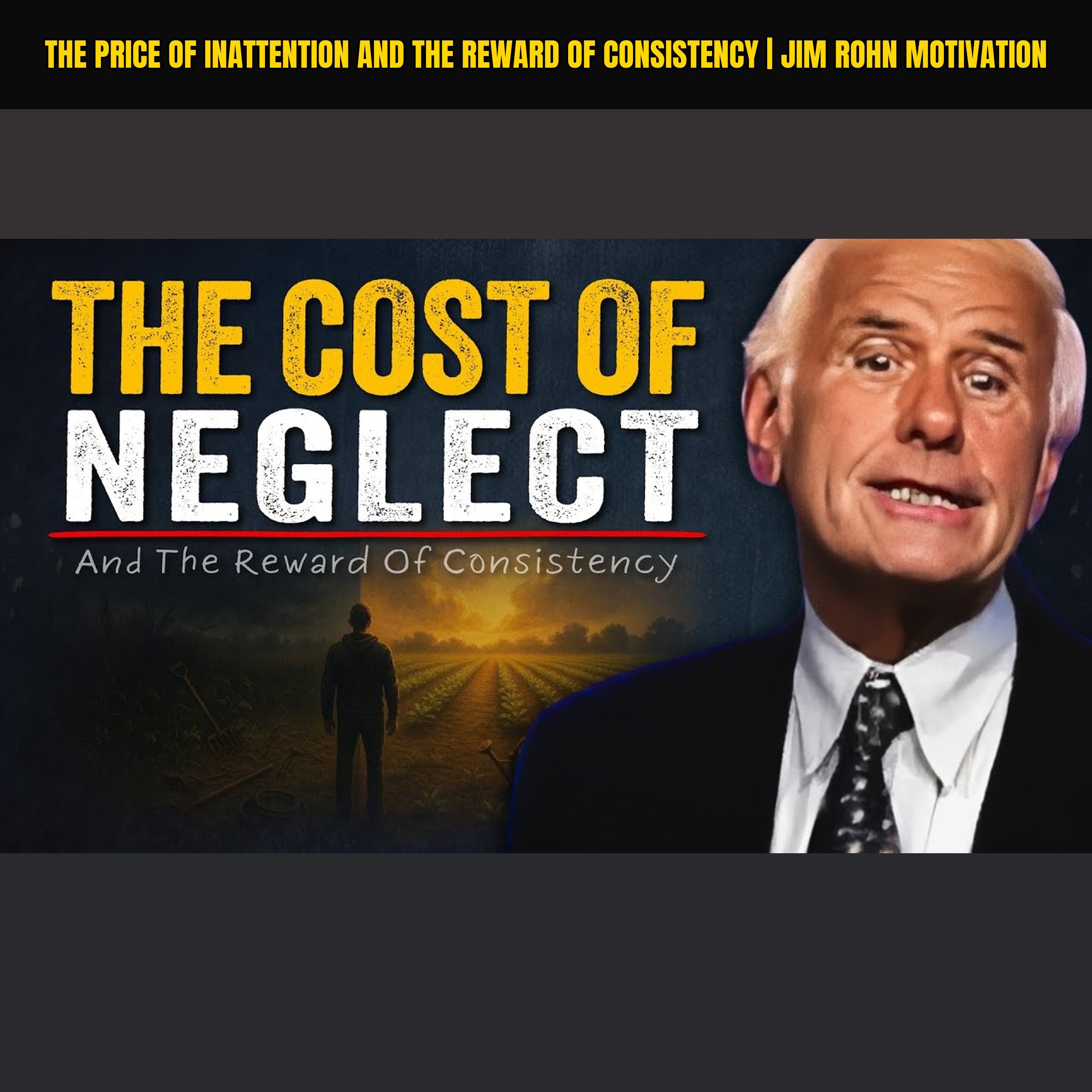 The Price of Inattention and The Reward of Consistency | Jim Rohn Motivation