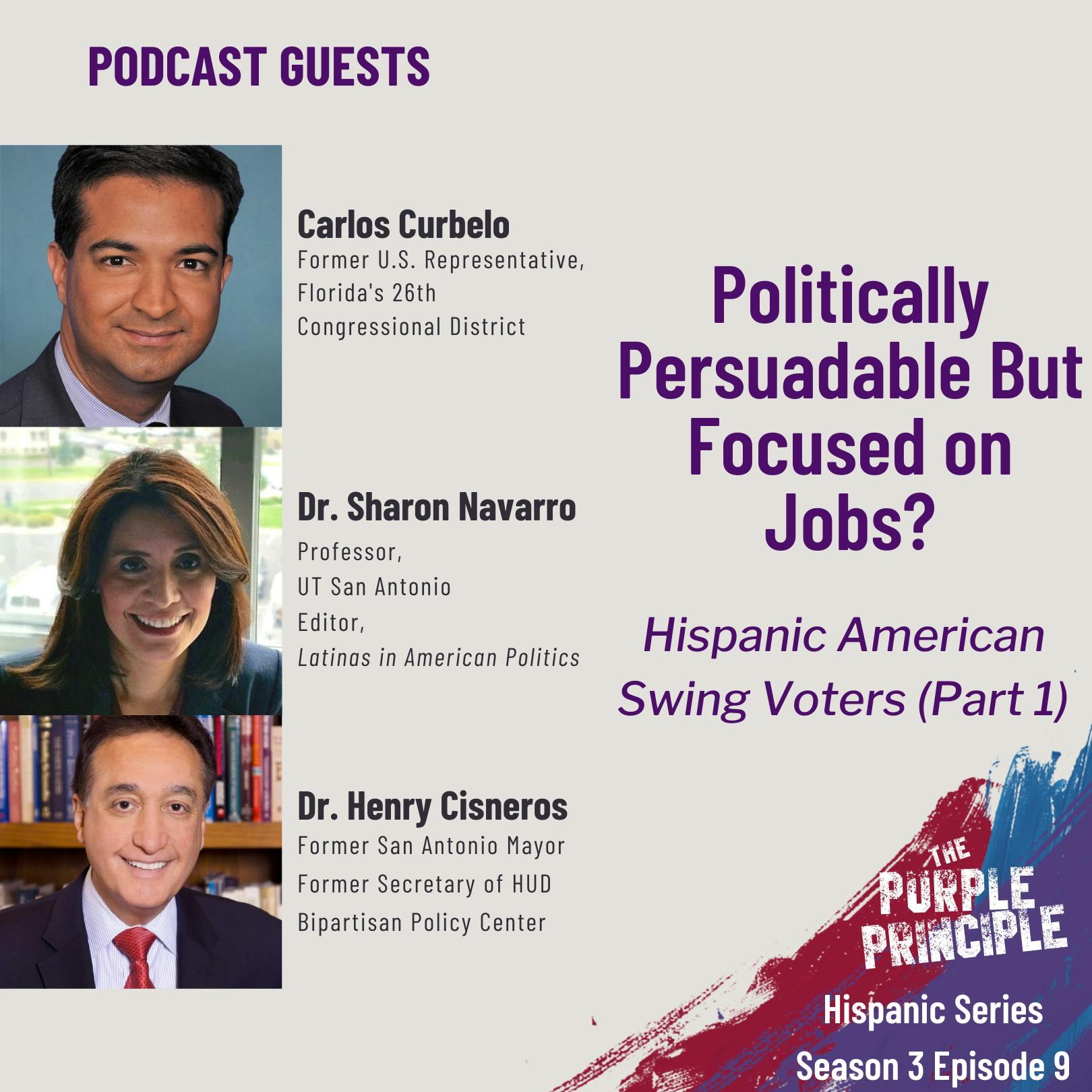 Repodcast: Politically Persuadable But Focused on Jobs? Hispanic American Swing Voters (Part 1)