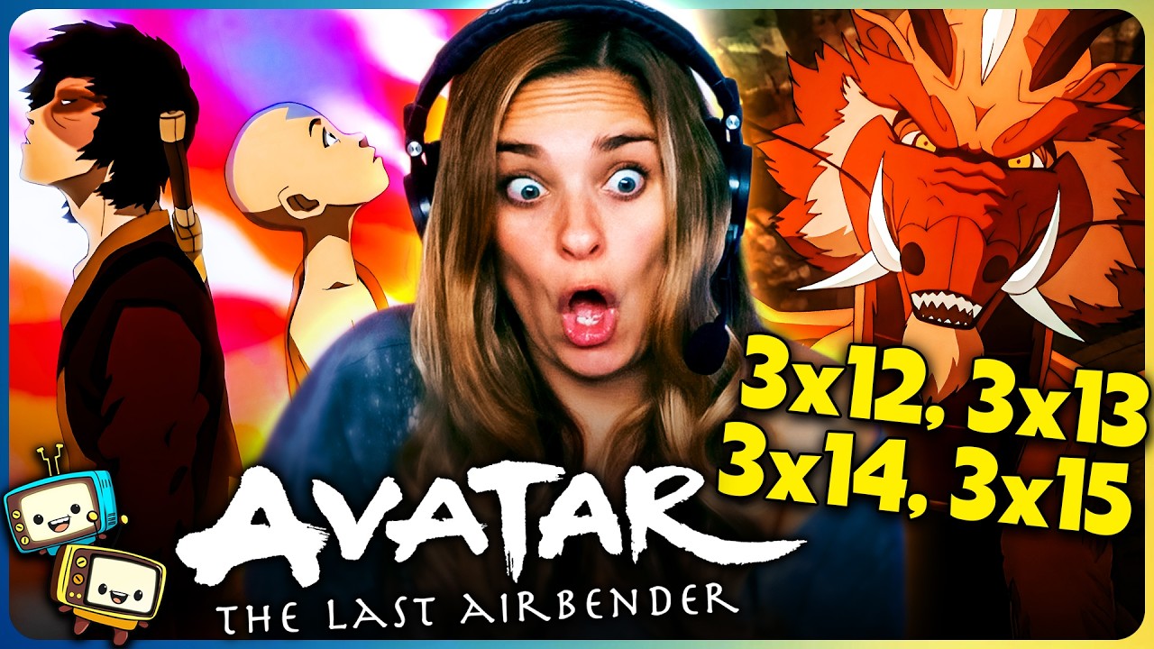AVATAR: THE LAST AIRBENDER (2007) 3x12, 3x13, 3x14 & 3x15 Reaction! | First Time Watch! episode artwork
