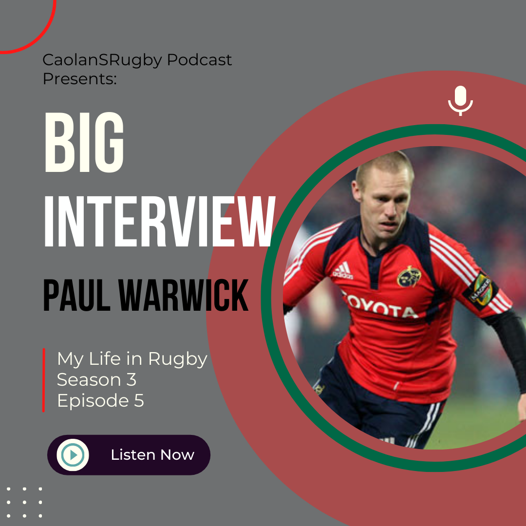 PAUL WARWICK Interview | My Life in Rugby, S3, Ep. 5 episode artwork