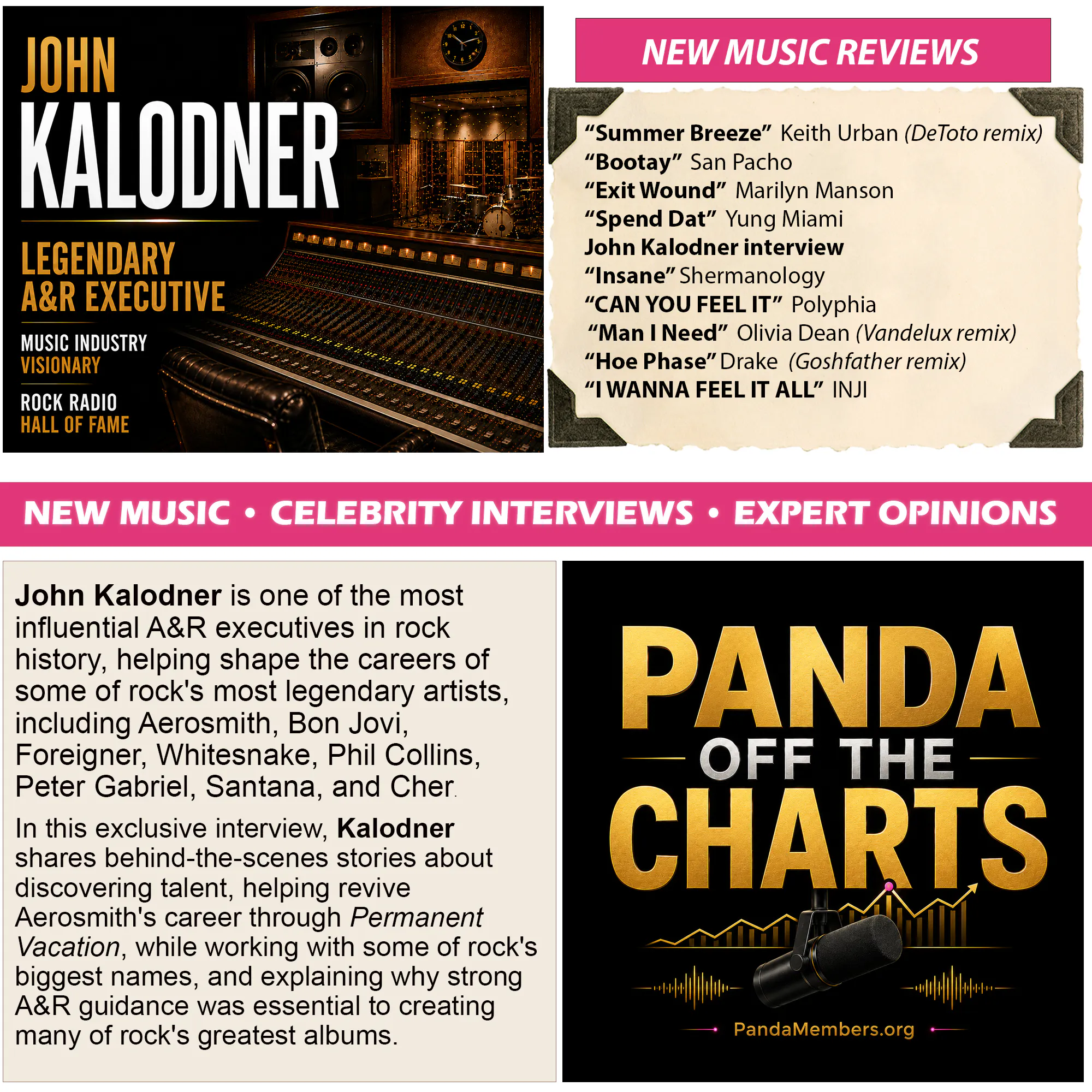 John Kalodner Joins Off The Charts + 9 Hot New Tracks episode artwork
