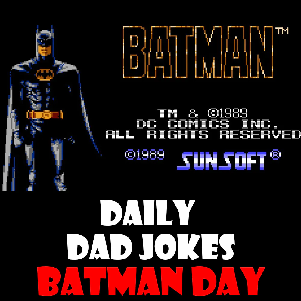 Batman Day! 14 dark knight jokes! 16 September 2026 artwork