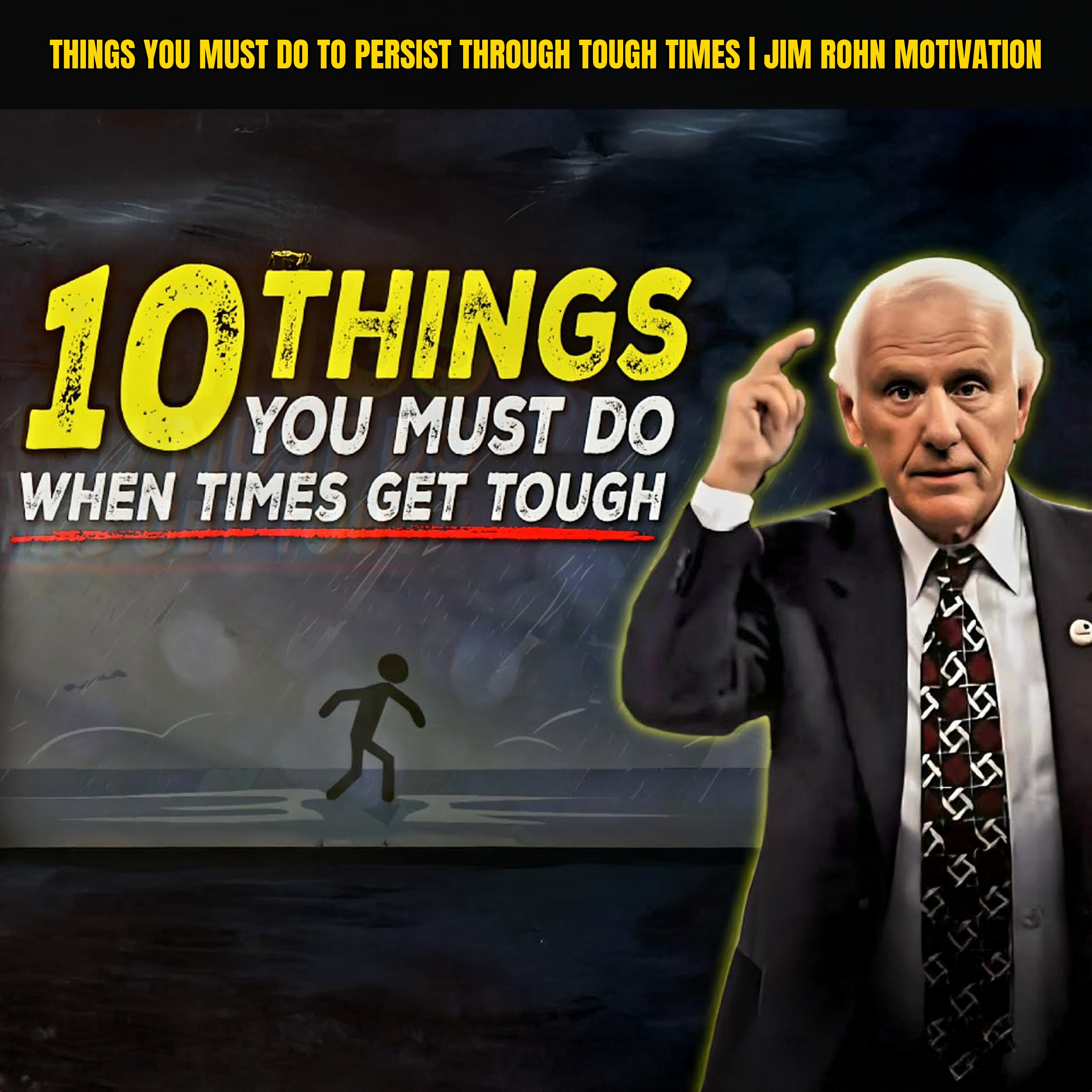 Things You Must Do to Persist Through Tough Times | Jim Rohn Motivation