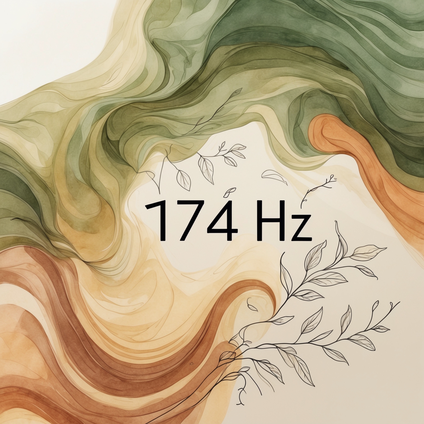 174 Hz | pure tone | Solfeggio Frequency | Earth Energy and Pain Relief