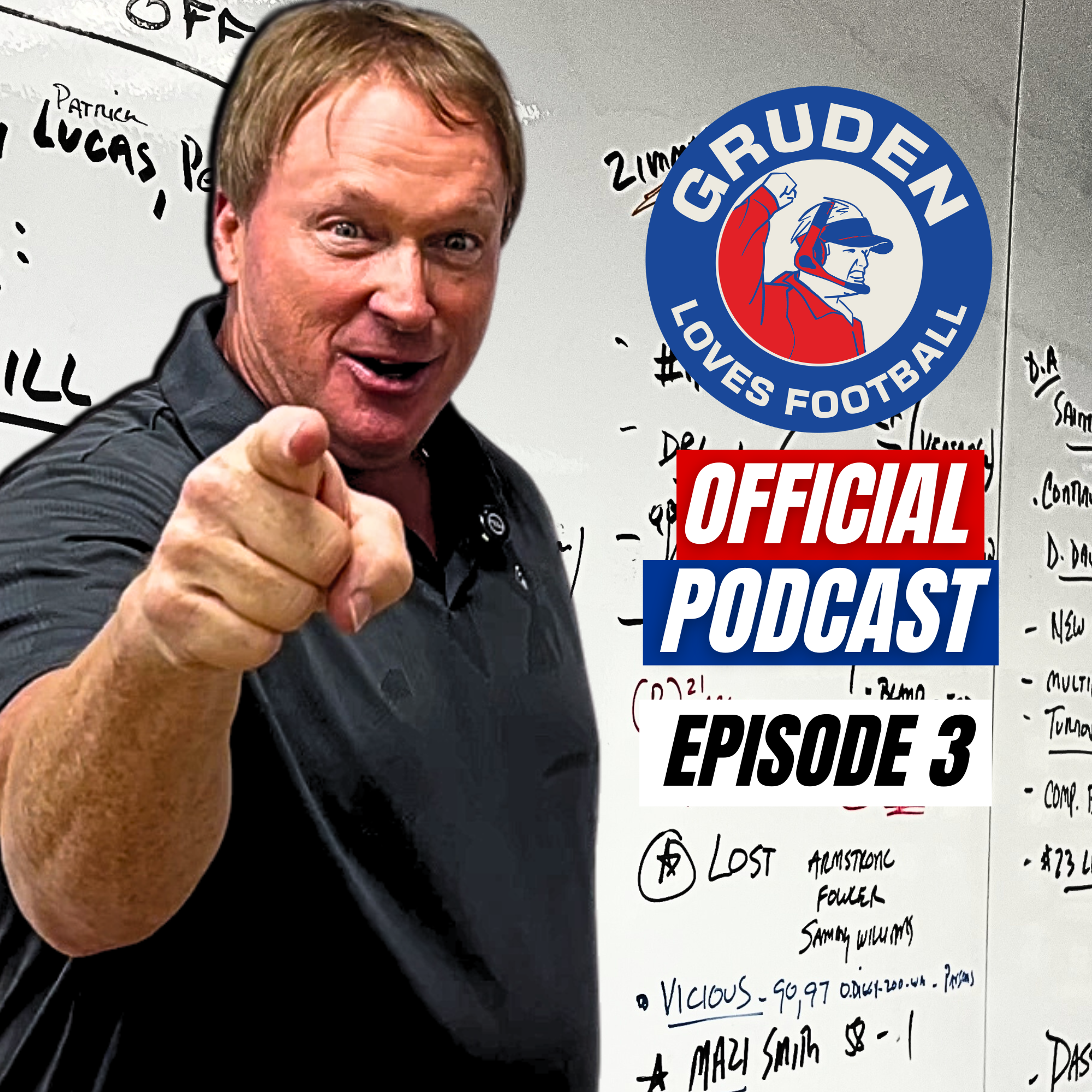 Gruden Loves Football Episode 3: Eagles vs Saints & QB Camp with Mel Kiper episode artwork