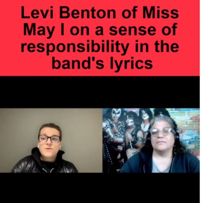 Levi Benton of Miss May I on a sense of responsibility in the band's lyrics. episode artwork