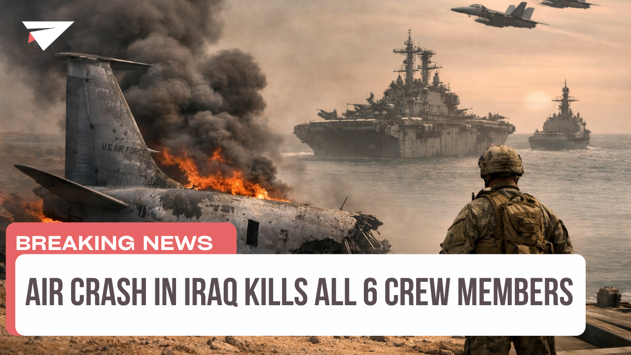 Air Crash in Iraq Kills All 6 Crew Members, Breaking News