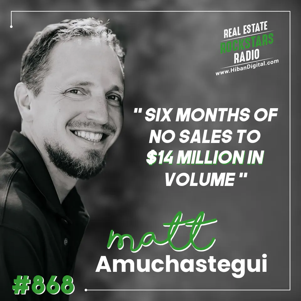868: Six Months of No Sales to $16 Million in Volume with Matt Amuchastegui