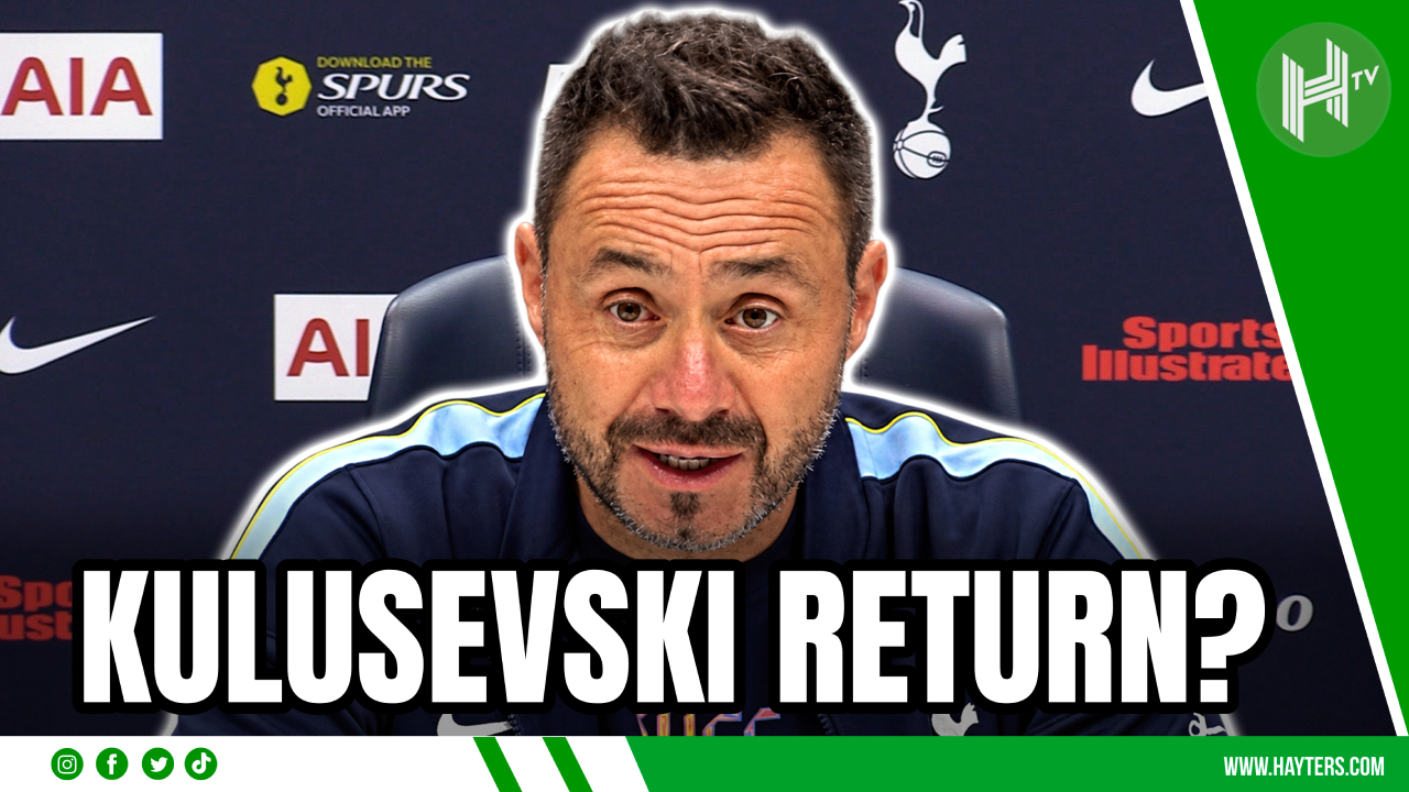 Kulusevski to RETURN to squad? Savio & Bergvall OUT? | Roberto De Zerbi | Spurs vs Coventry