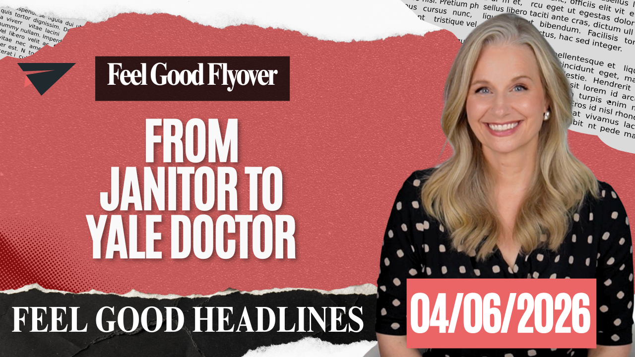 FEEL GOOD FLYOVER - From Janitor to Yale Doctor
