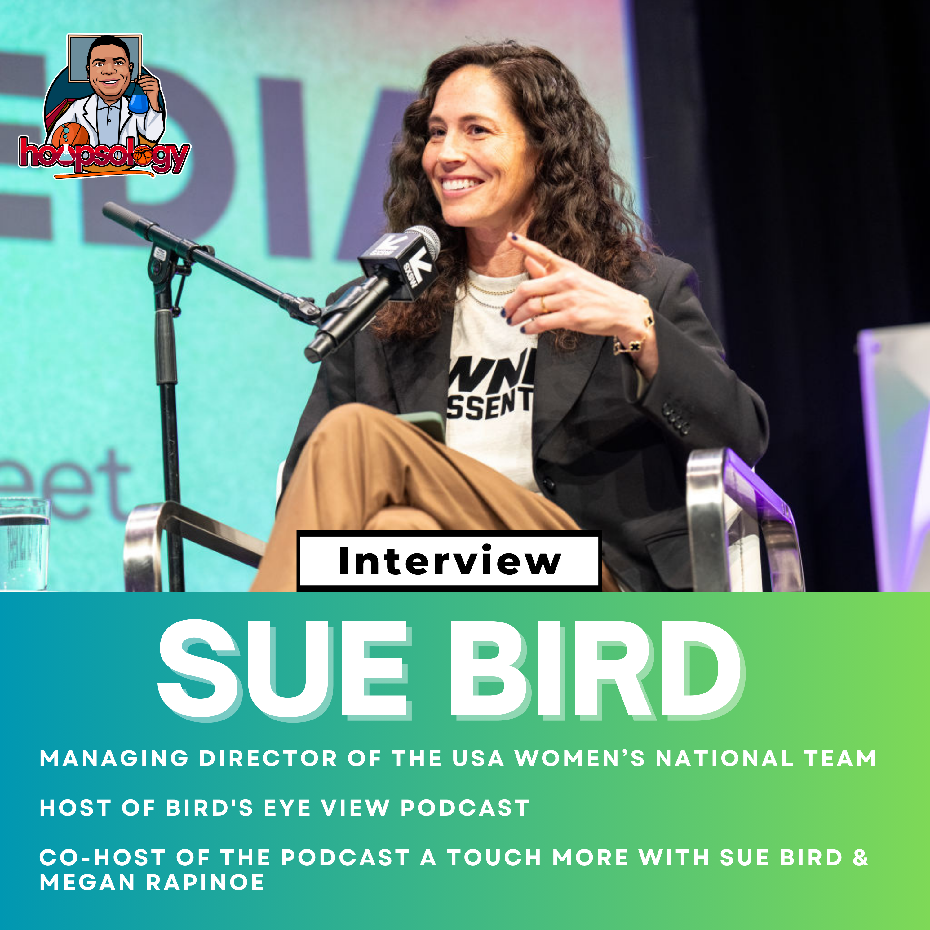 Sue Bird Joins Hoopsology to discuss: USA Basketball, Her Bird’s Eye View Podcast and Early WNBA Storylines episode artwork