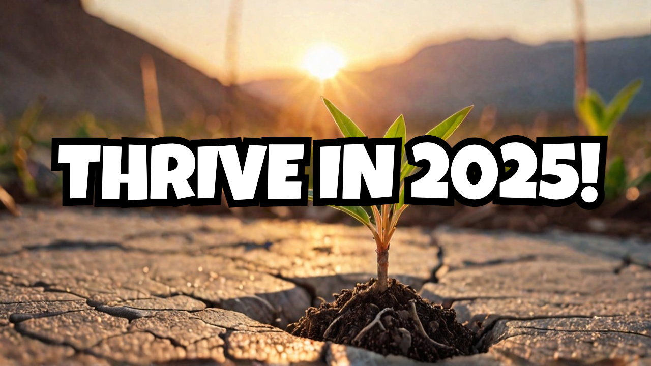 224. Time to THRIVE in 2025! Happy new year! Happy New YOU! episode artwork