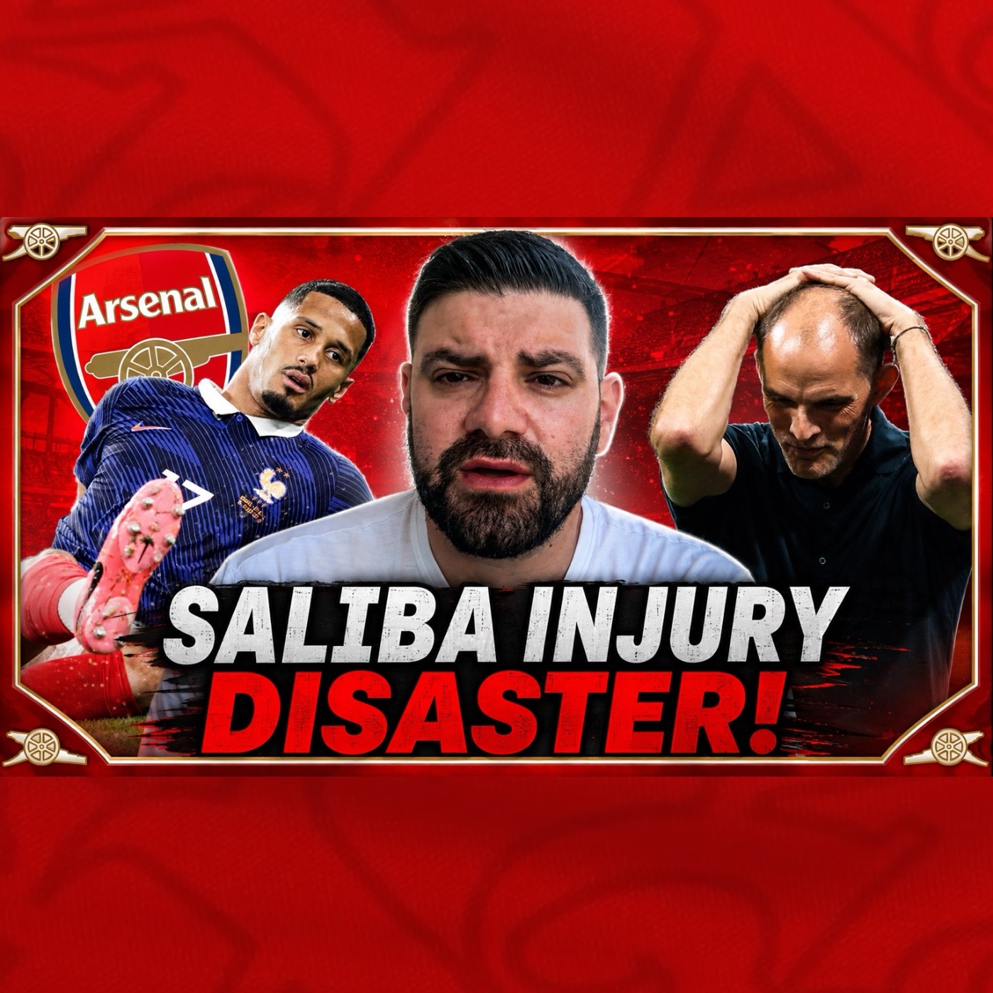Saliba set to miss up to five months & England dumped out by old enemy!