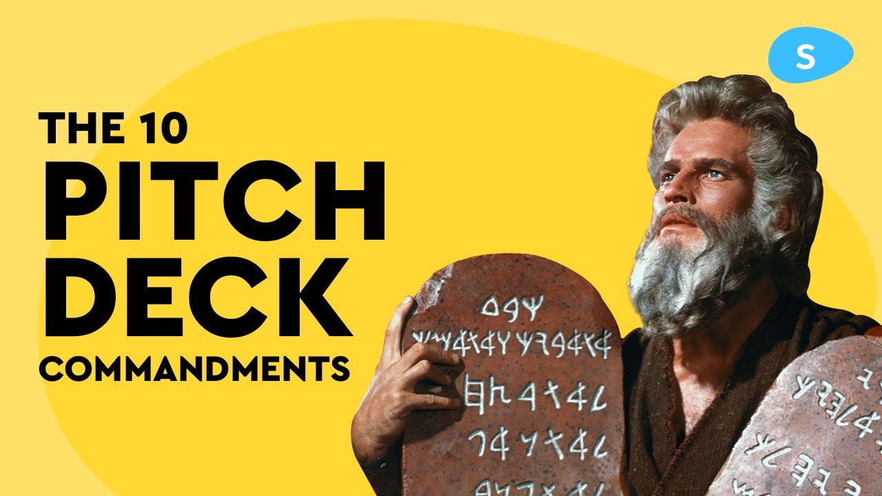 10 Commandments for Great Startup Pitches | Sidebean