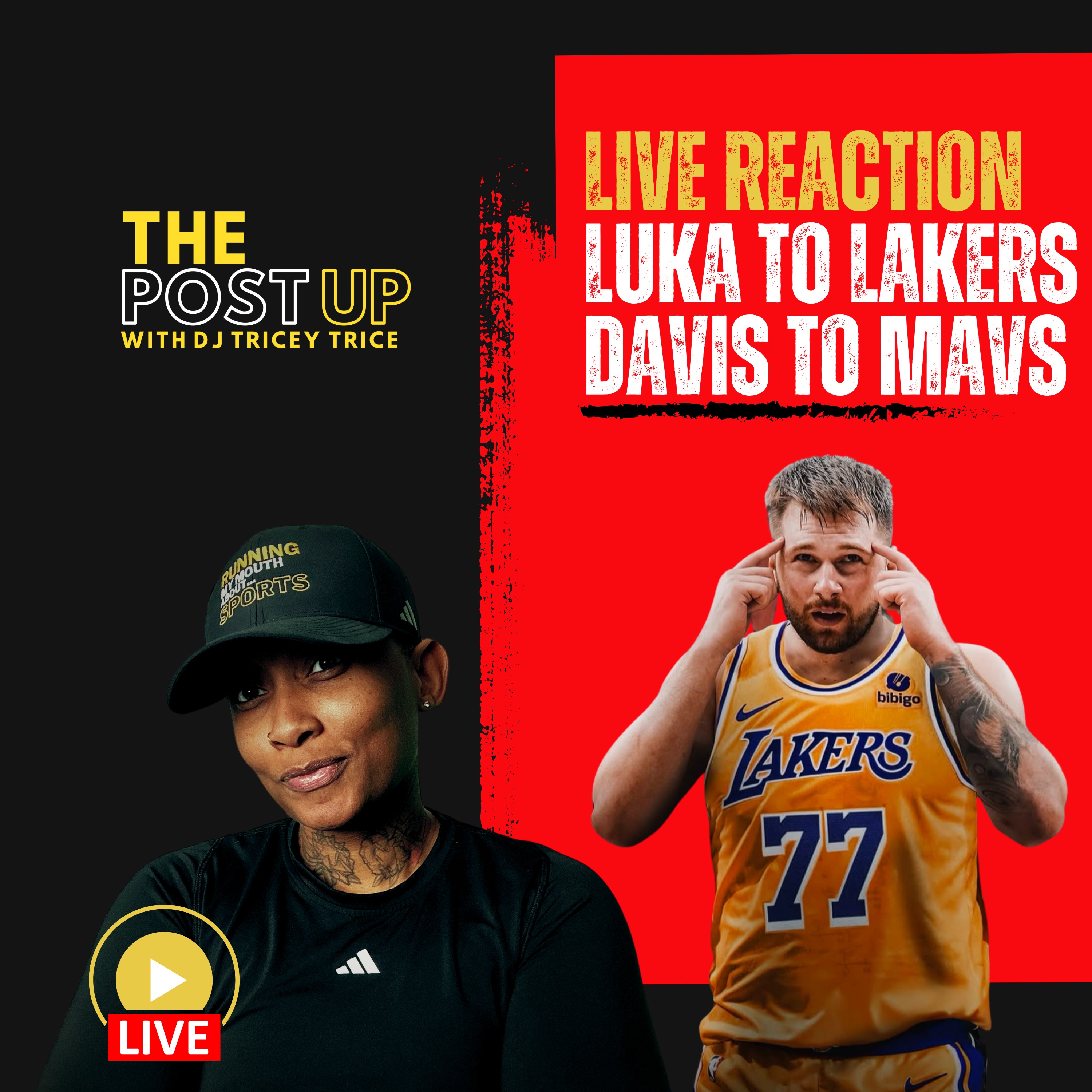 LIVE Reaction: Lakers TRADE Anthony Davis for Luka Doncic!