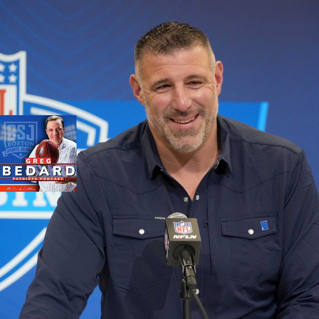 Reacting to Vrabel at the combine