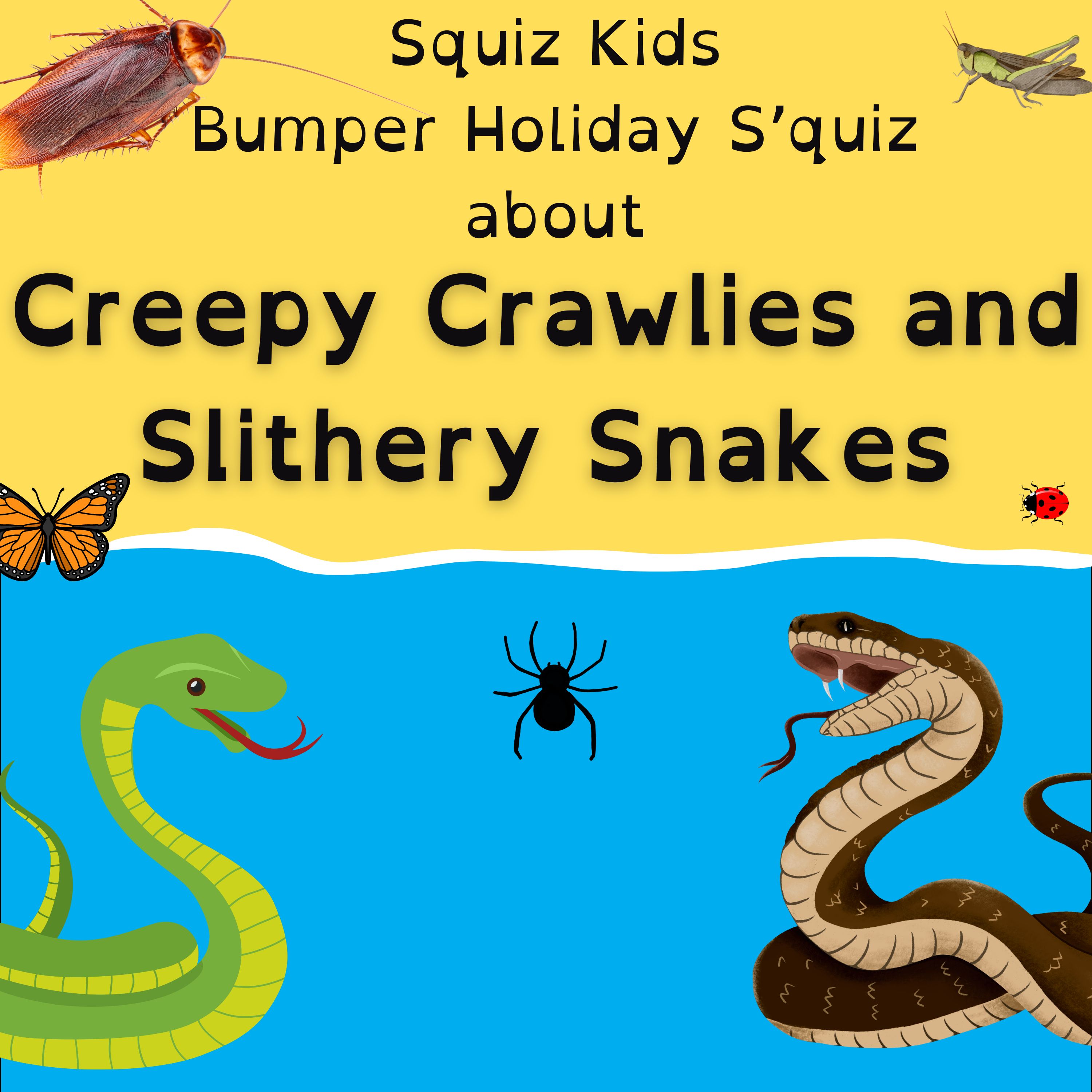 Creepy Crawlies and Slithery Snakes - Bumper Holiday S'Quiz