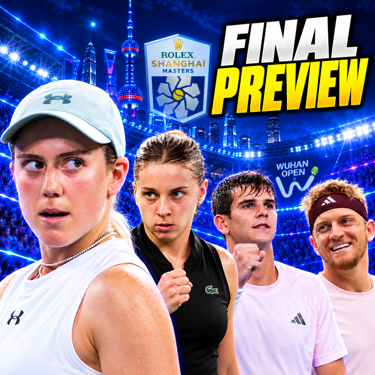 Kartal & Jodar SHOCK China! 🤯 Swiatek & Zverev OUT | Shanghai & Wuhan 2026 Finals Preview
