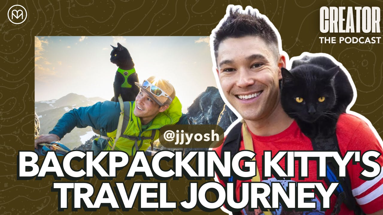 JJ Yosh: Backpacking Kitty's Journey from Local Hikes to International Summits JJ Yosh: Backpacking Kitty's Journey from Local Hikes to International Summits