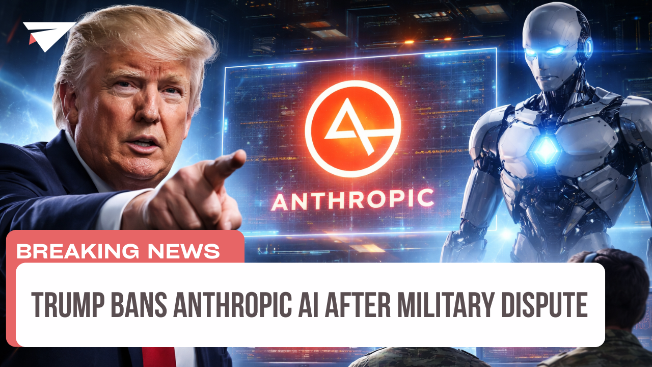 Trump Bans Anthropic AI After Military Dispute, Breaking News