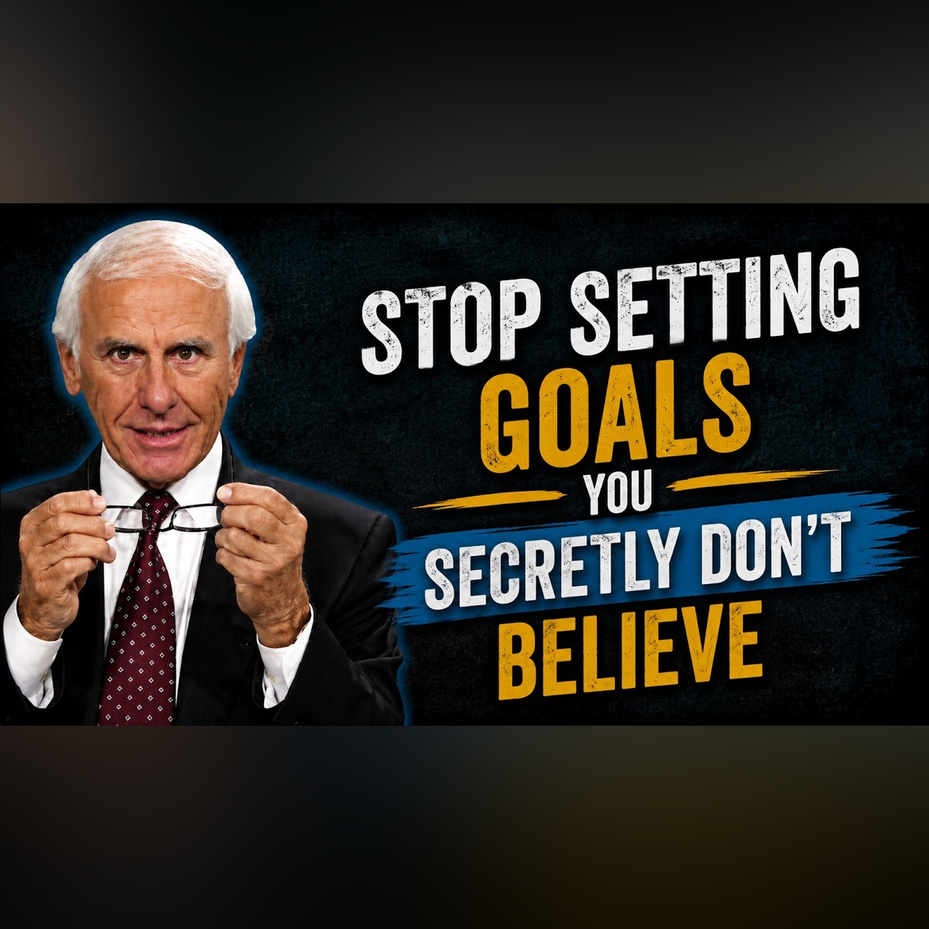 Stop Setting Goals You Secretly Don't Believe | Jim Rohn Motivation