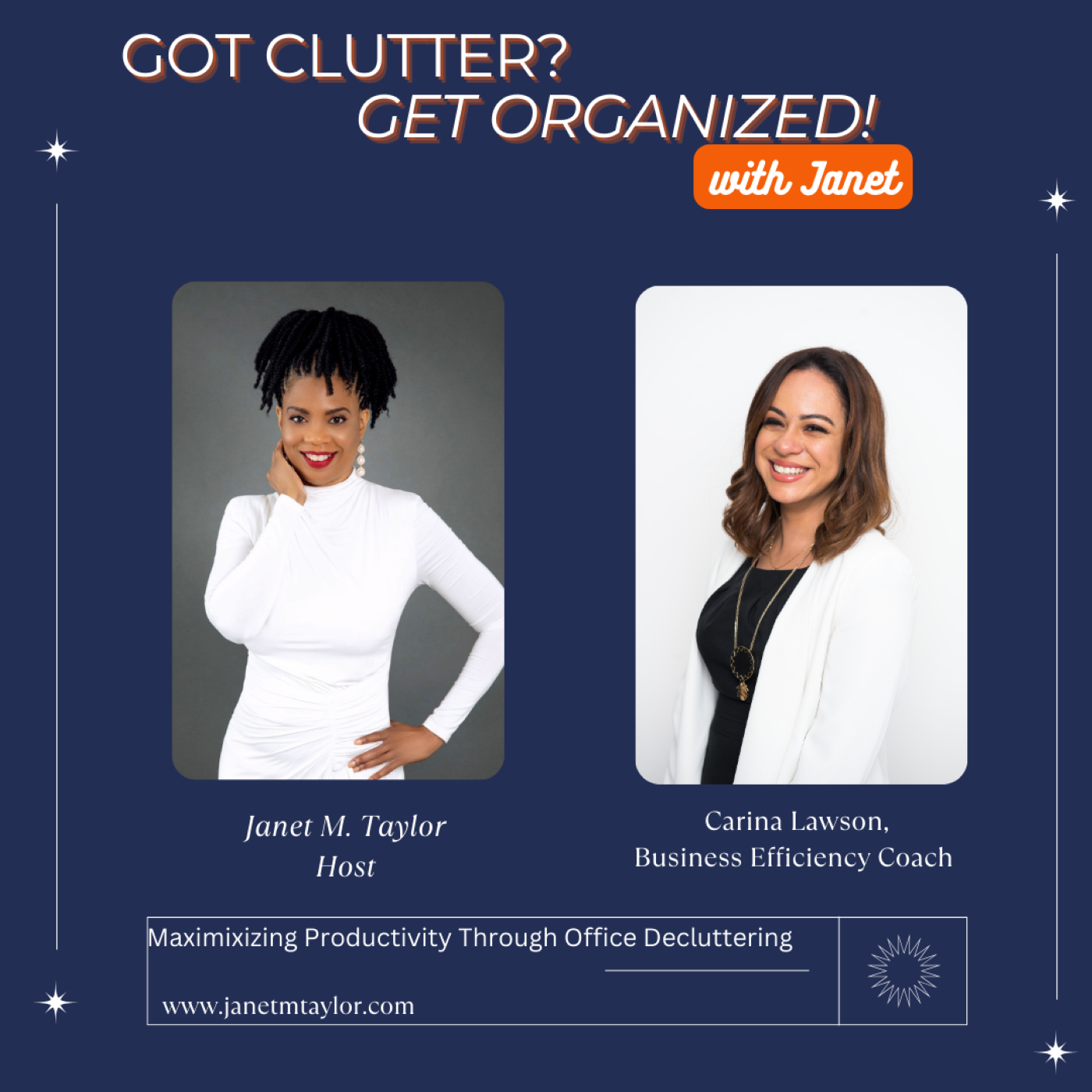 Got Clutter? Get Organized! with Janet
