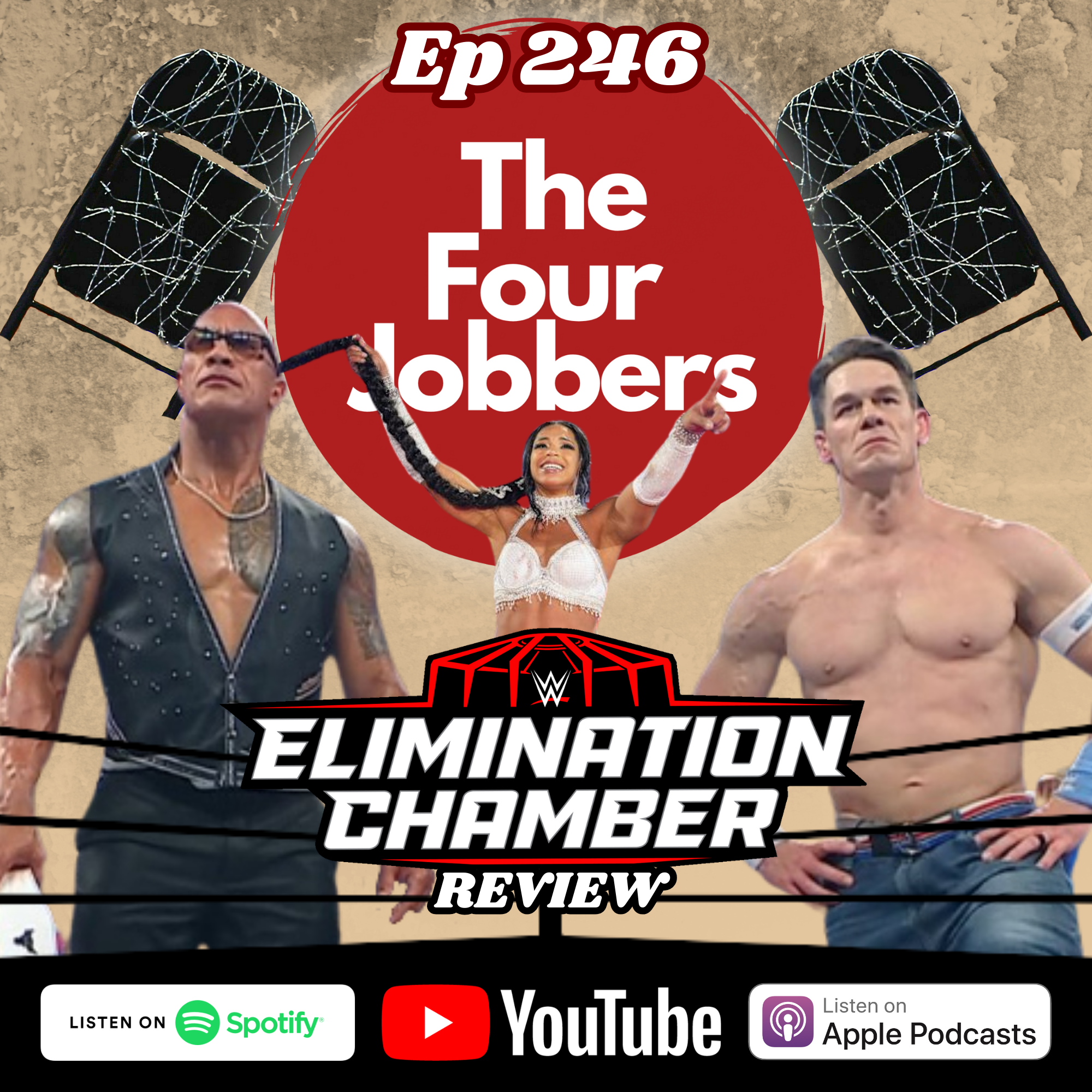 Ep 246 - WWE Elimination Chamber 2025 Review episode artwork