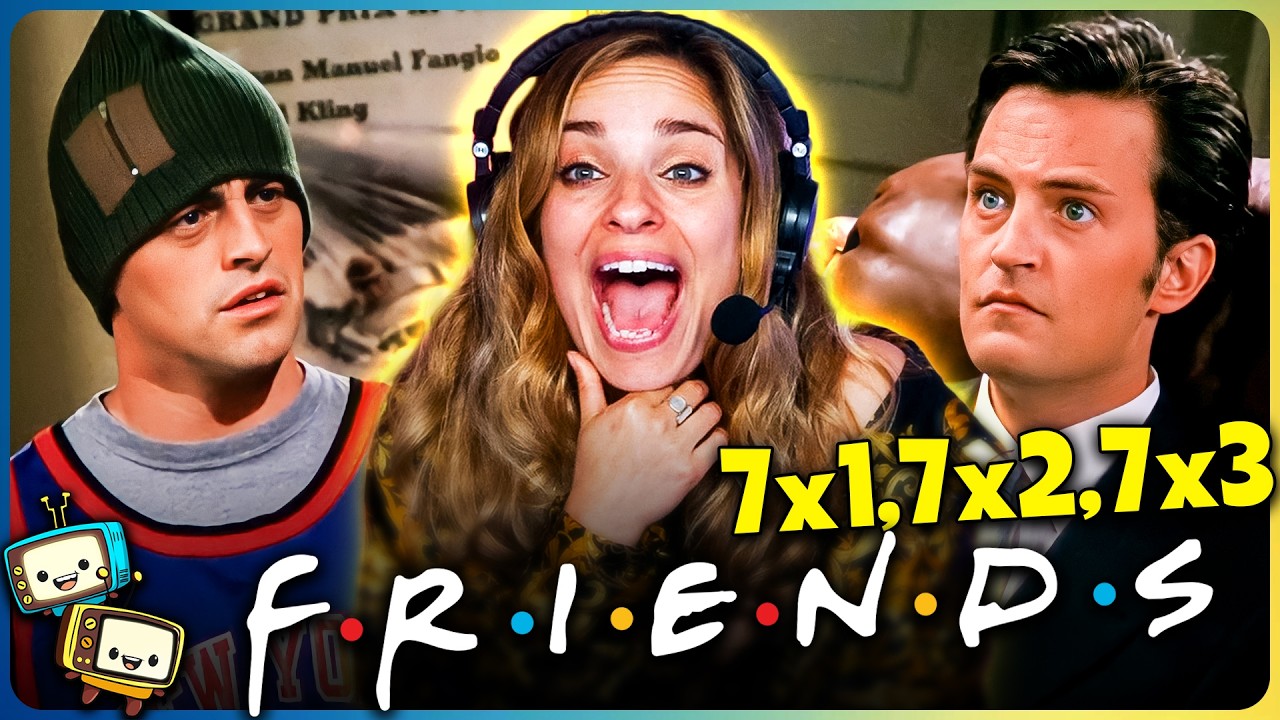 FRIENDS (2000) Season 7 Episodes 7x1, 7x2 & 7x3 Reaction! | First Time Watch! episode artwork