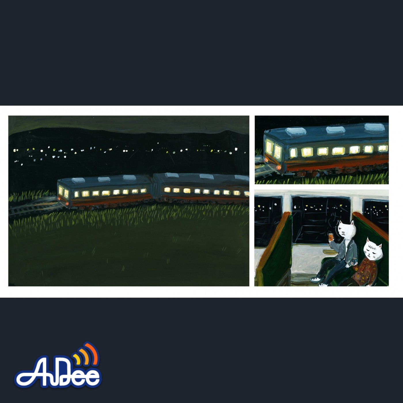 ”夜のまたたび”3年間の集大成・・・リスナーからの大量メールを前に燃え殻・二村ヒトシが真冬の真夜中にいつものように語り合います・・・